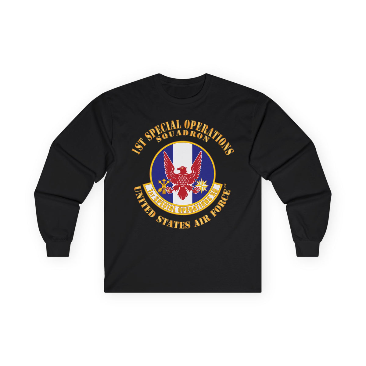 Unisex Ultra Cotton Long Sleeve Tee - USAF - 1st Special Operations Squadron X 300