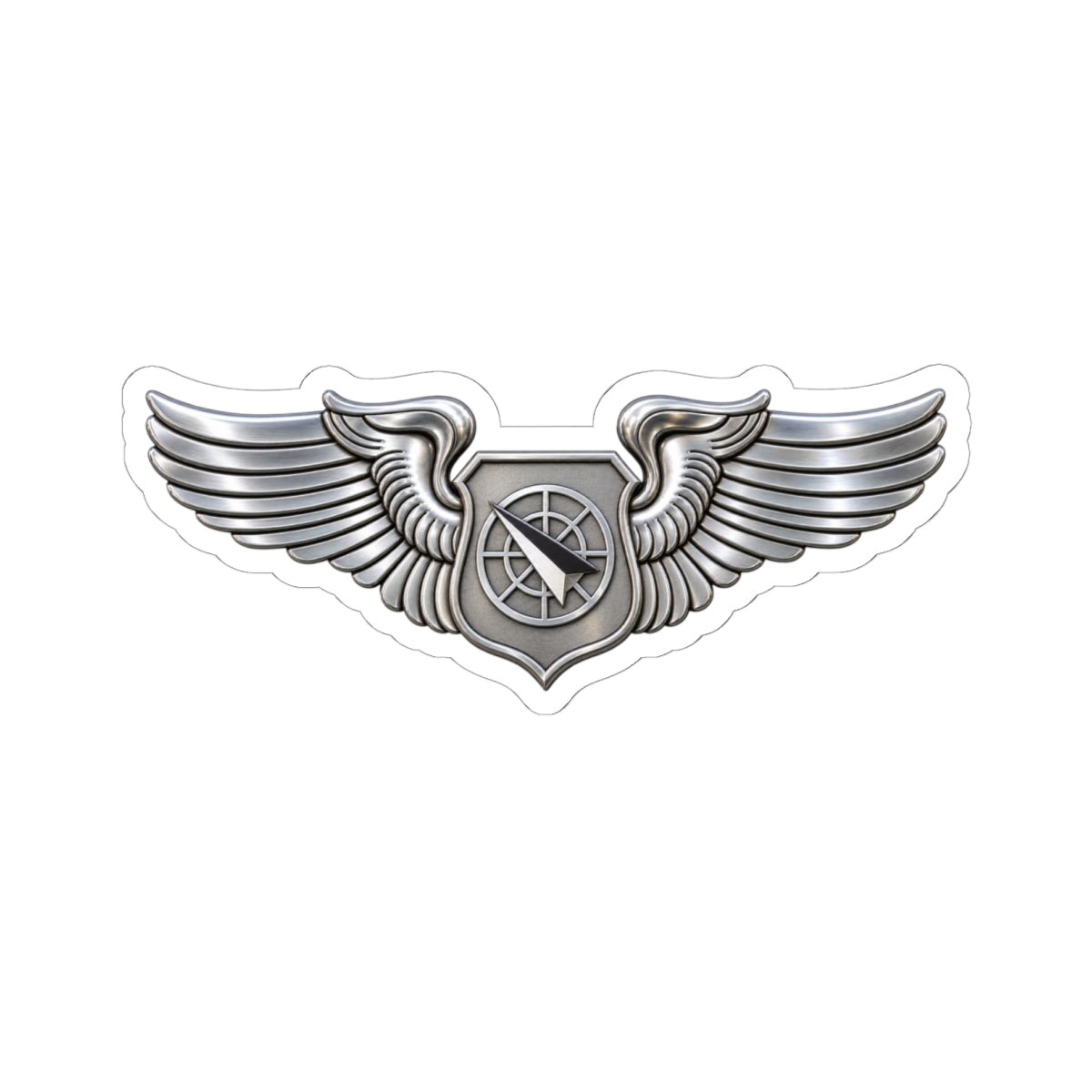 Kiss-Cut Stickers - USAF - Air Battle Manager Badge wo txt - 3D - Enhanced