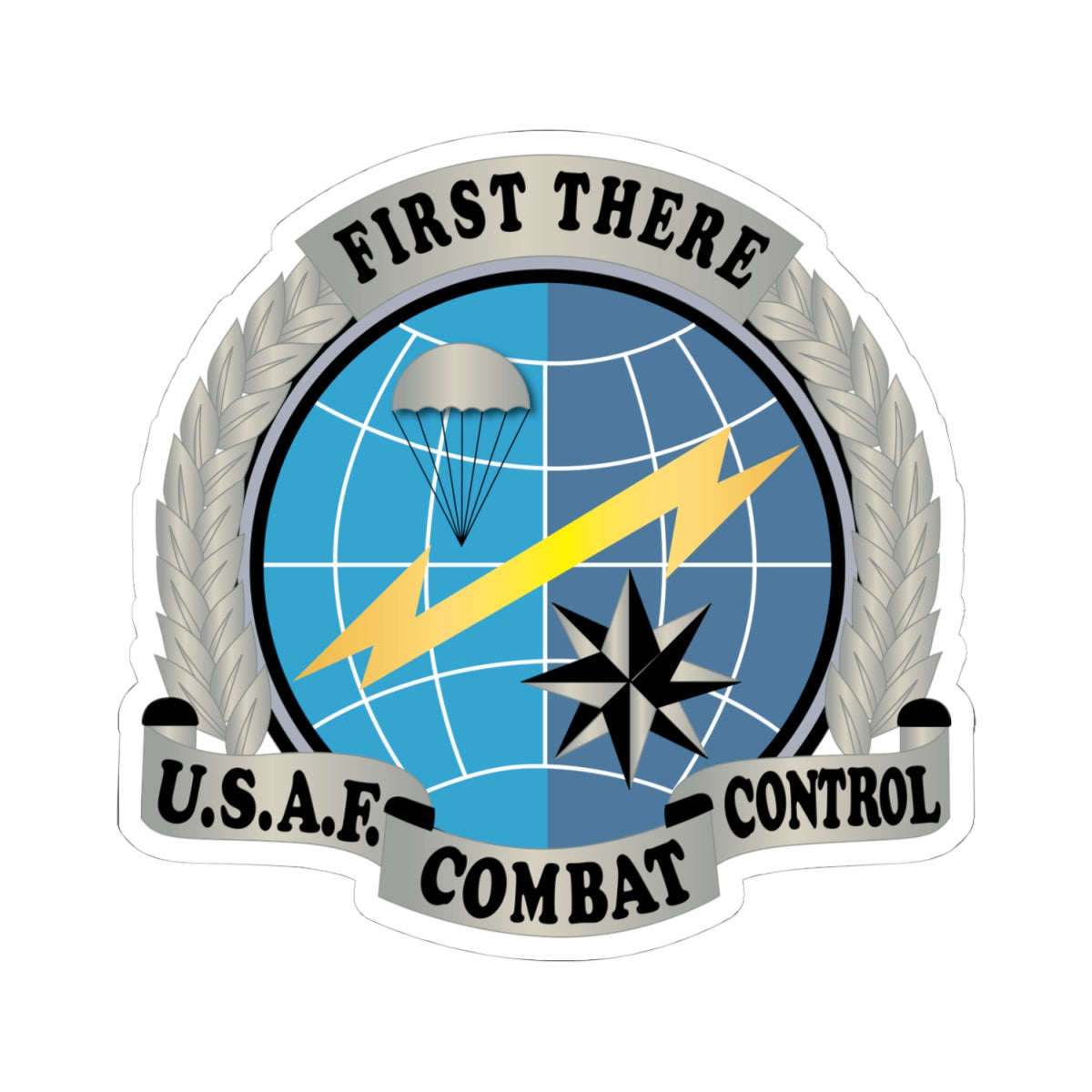 Kiss-Cut Stickers - USAF - Combat Controller Badge No Txt  X 300