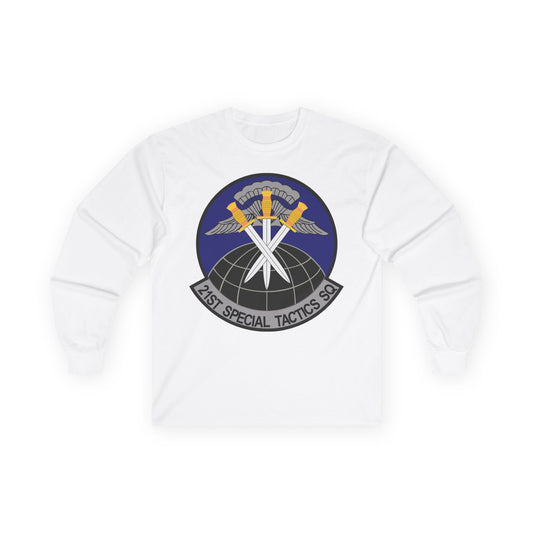 Unisex Ultra Cotton Long Sleeve Tee - USAF - 21st Special Tactics Squadron wo Txt