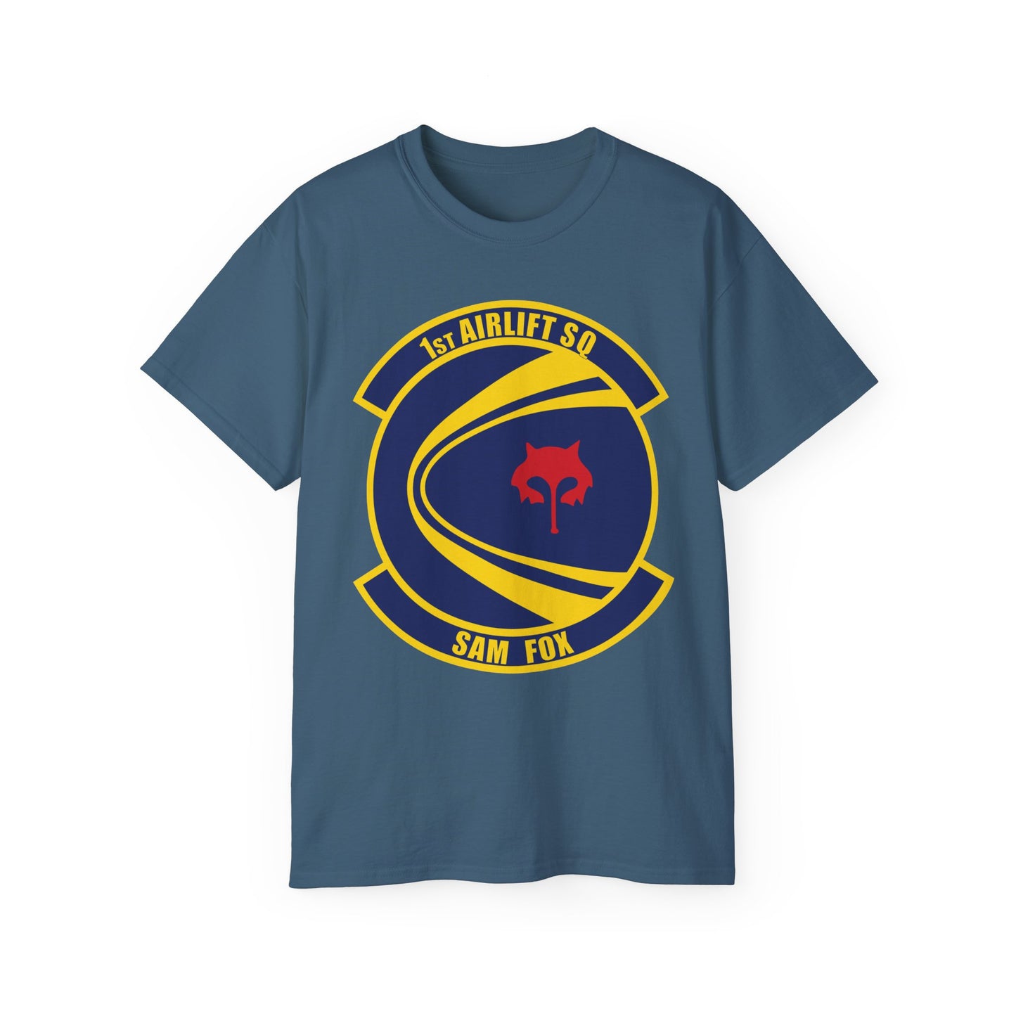 Unisex Ultra Cotton Tee - USAF - 1st Airlift Squadron wo txt X 300