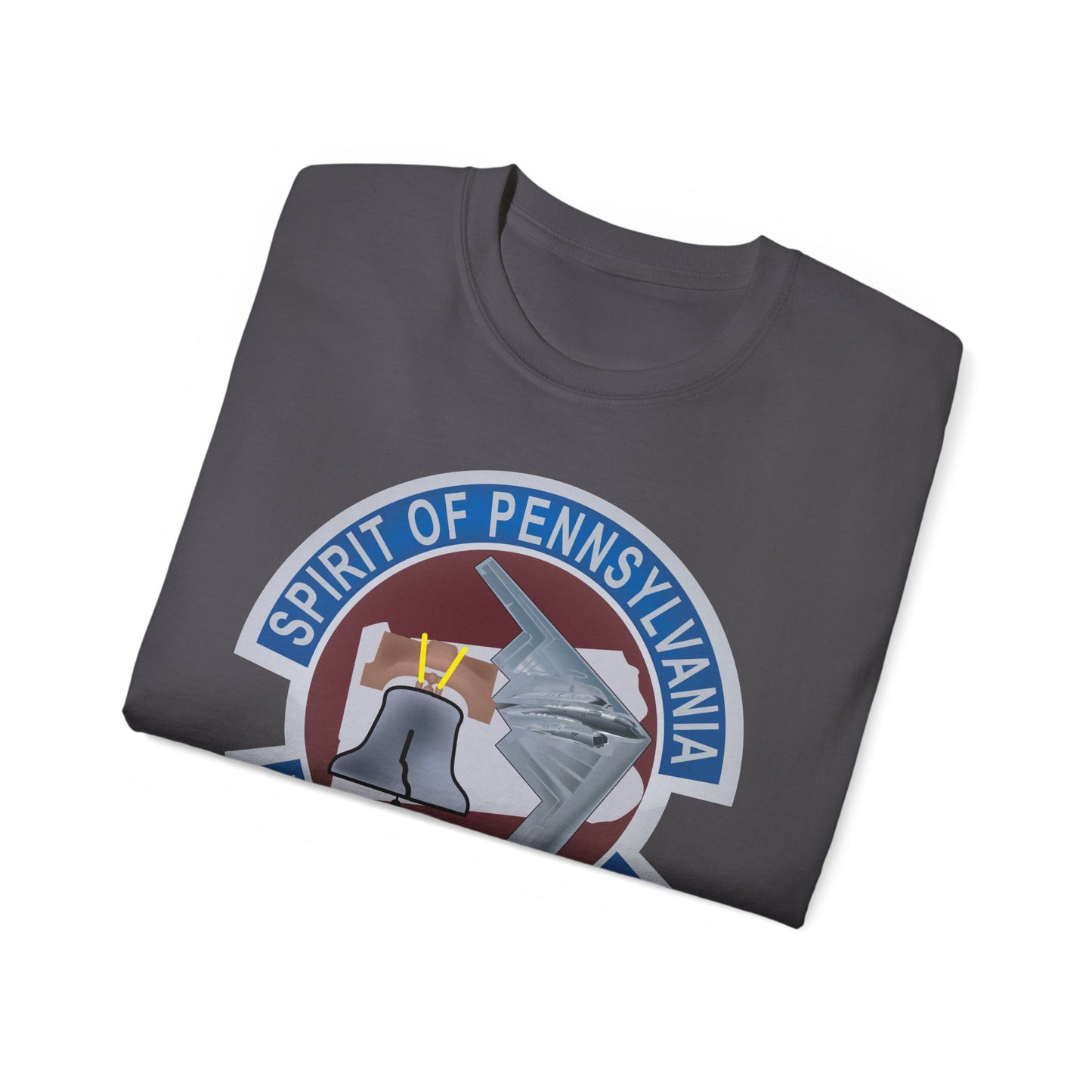 Unisex Ultra Cotton Tee - USAF - B2 - Spirit of Pennsylvania Stealth Bomber wo Txt X 300
