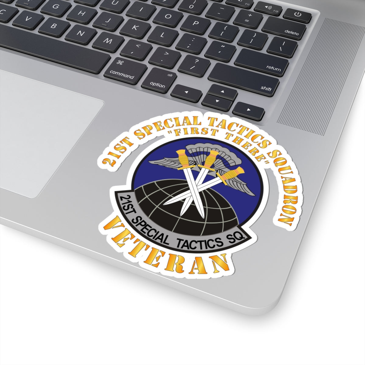 Kiss-Cut Stickers - USAF - 21st Special Tactics Squadron - First There -Veteran