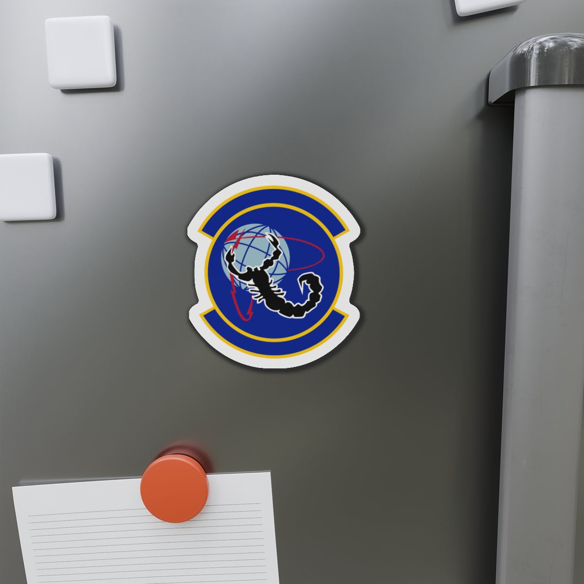 Die-Cut Magnet - USAF - 4th Space Warning Sq wo txt X 300