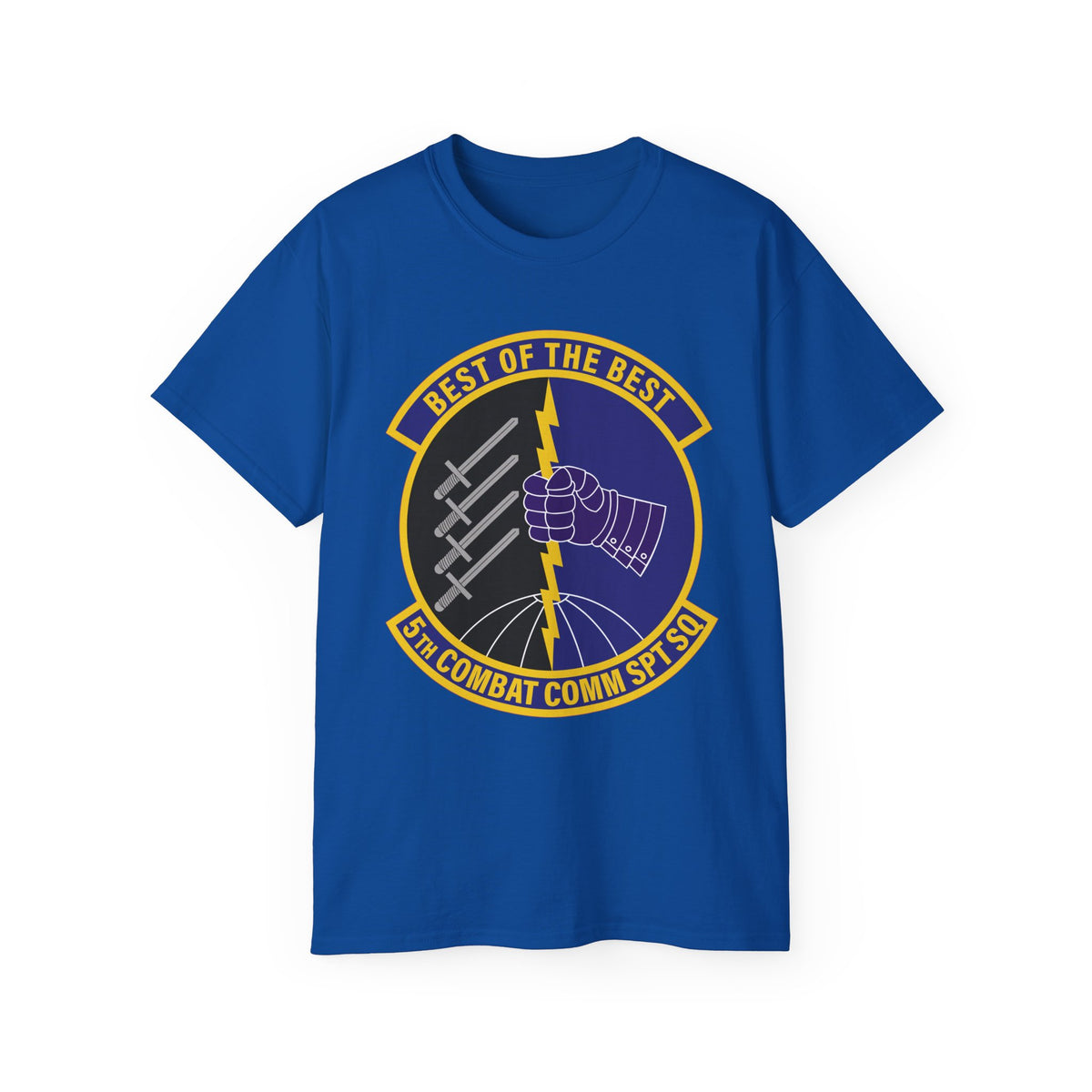 Unisex Ultra Cotton Tee - USAF - 5th Combat Communications Support Sq wo txt X 300