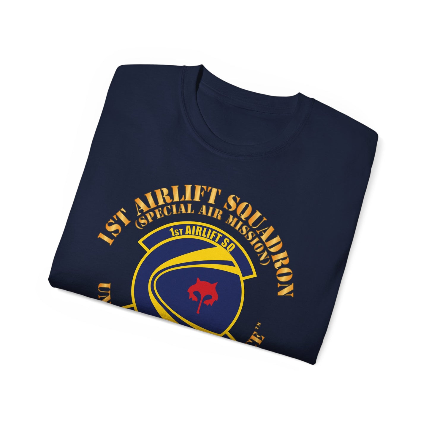 Unisex Ultra Cotton Tee - USAF - 1st Airlift Squadron X 300