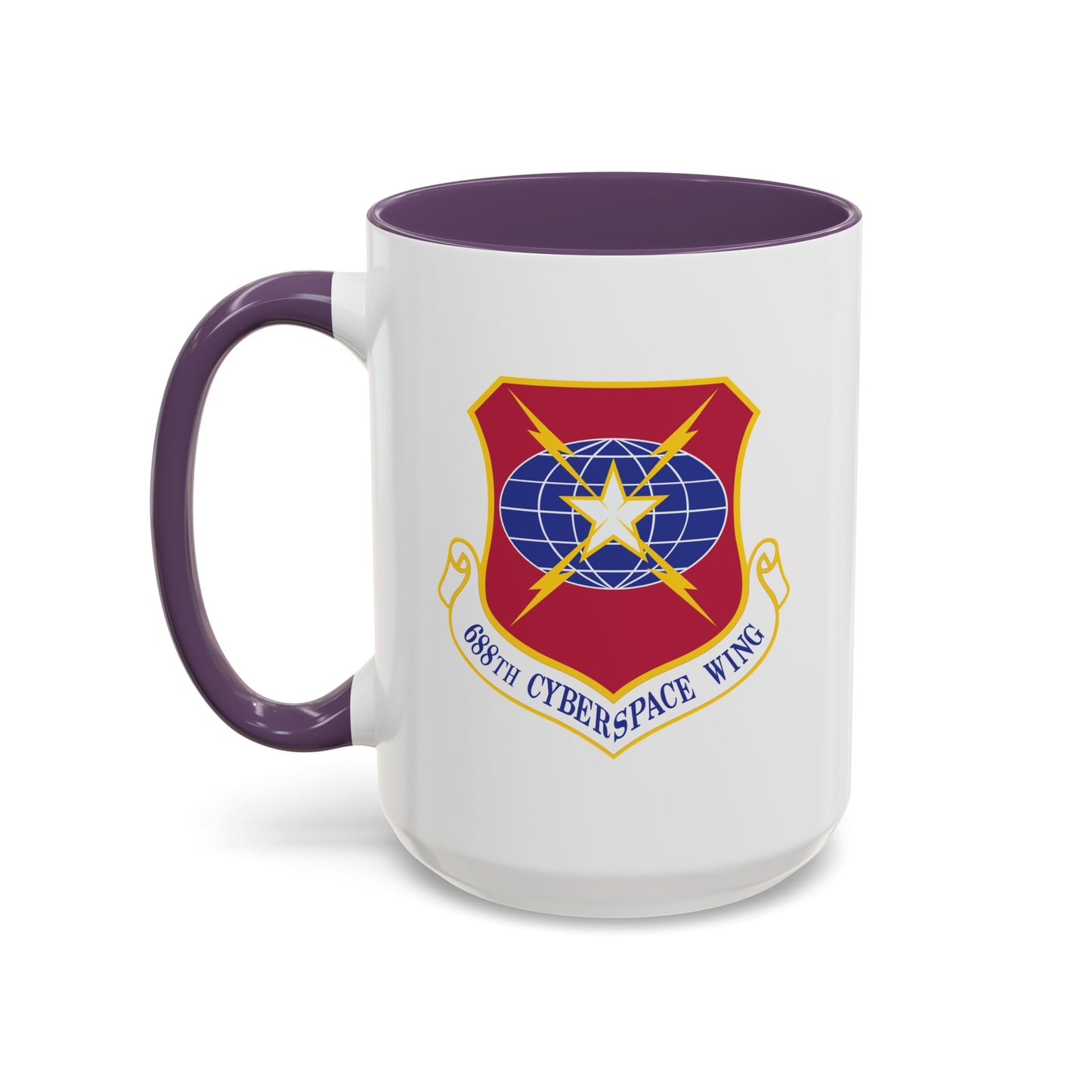 Accent Coffee Mug (11oz & 15oz) - USAF - 688th Cyberspace Wing wo Txt X 300