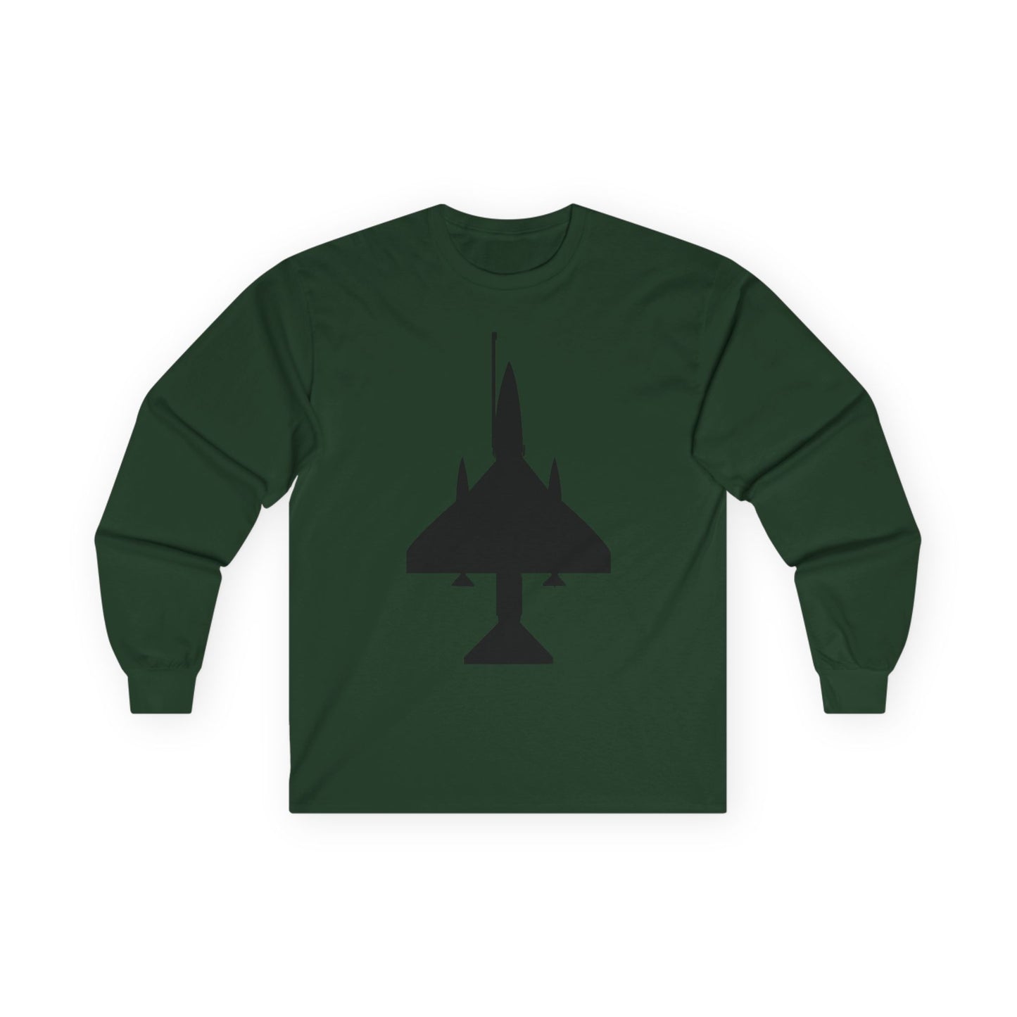 Unisex Ultra Cotton Long Sleeve Tee - Aircraft - A-4 SkyHawk - Top - Silhouette X 300