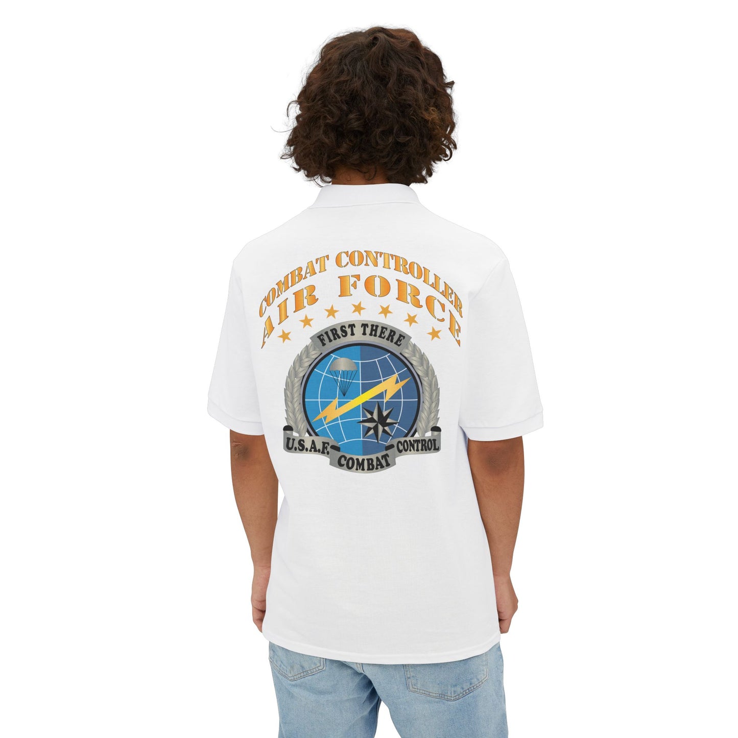 Men's Piqué Polo - USAF - Combat Controller X 300