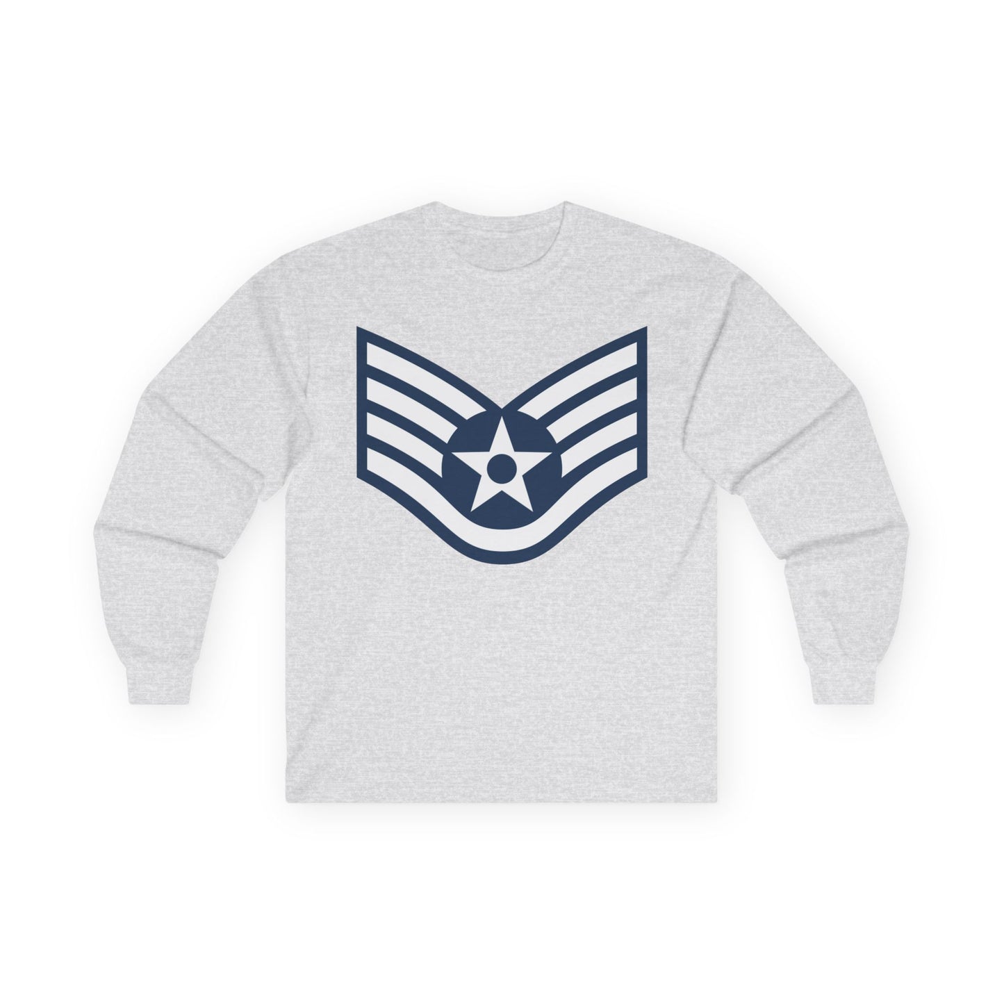 Unisex Ultra Cotton Long Sleeve Tee - USAF - Staff Sergeant (E5) - 2020