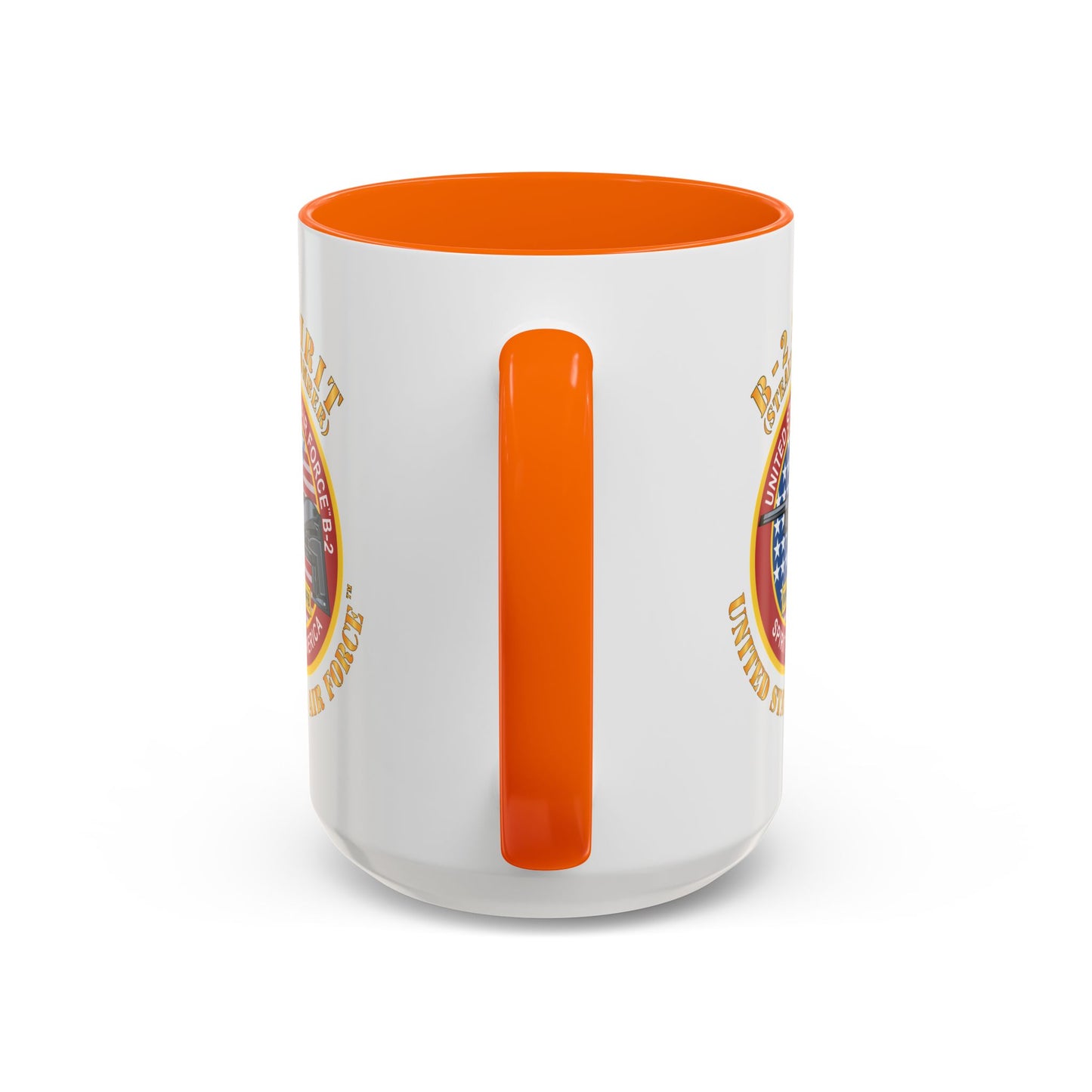 Accent Coffee Mug (11oz & 15oz) - USAF - B2 - Spirit - Stealth Bomber X 300