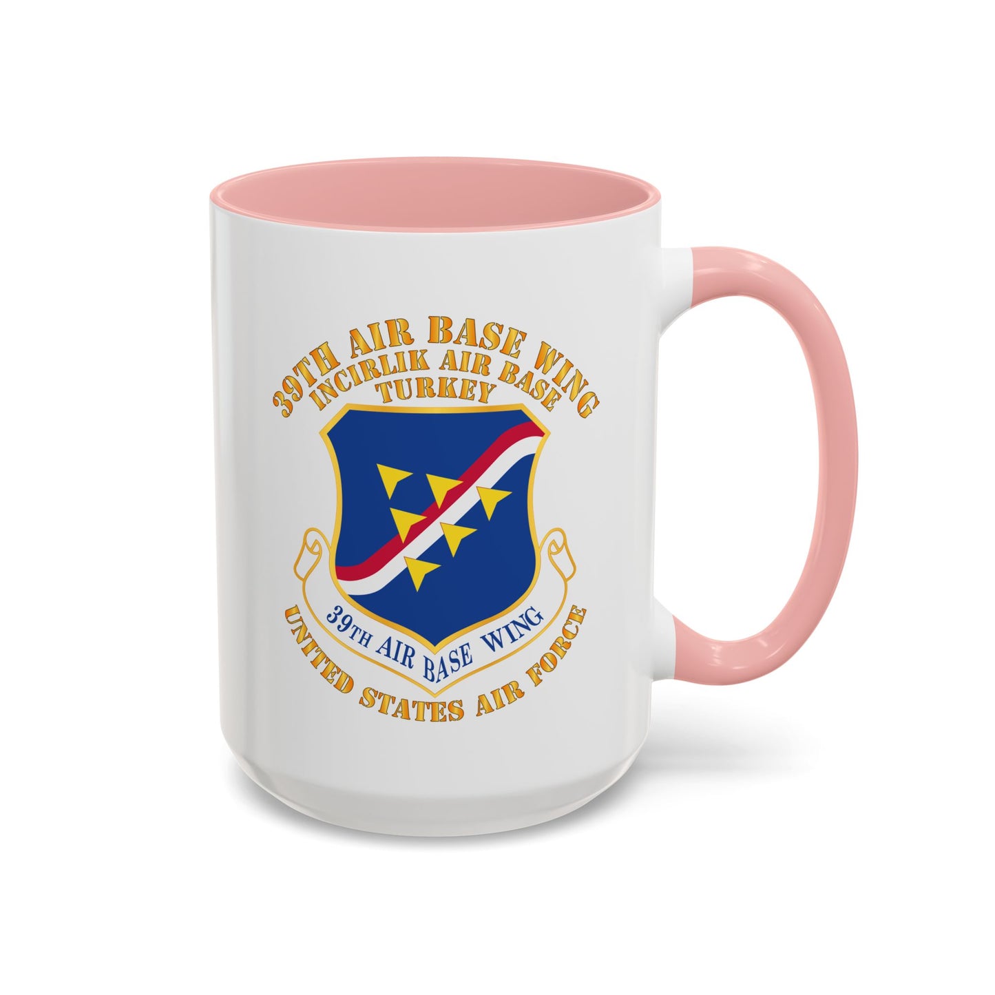 Accent Coffee Mug (11oz & 15oz) - USAF - 39th Airbase Wing - 3rd AF - Incirlik Air Base - Turkey