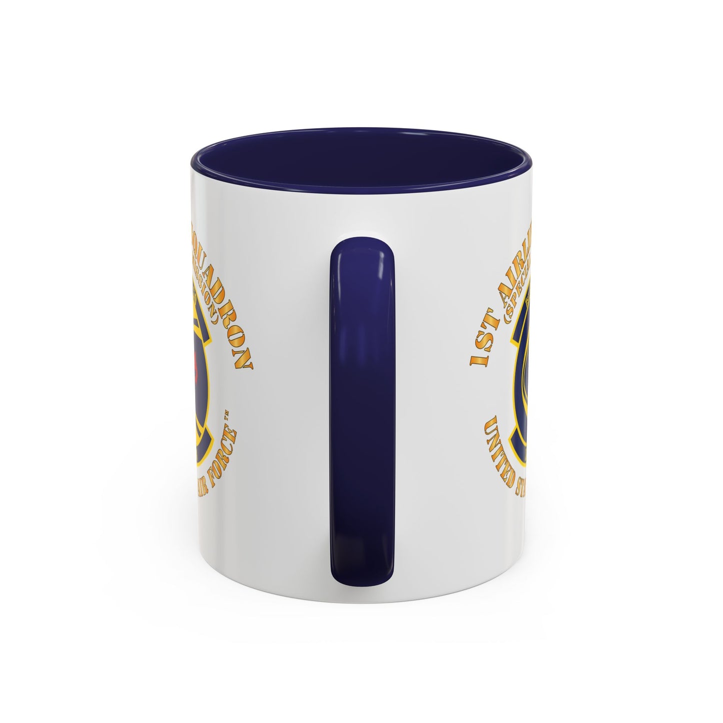 Accent Coffee Mug (11oz & 15oz) - USAF - 1st Airlift Squadron X 300