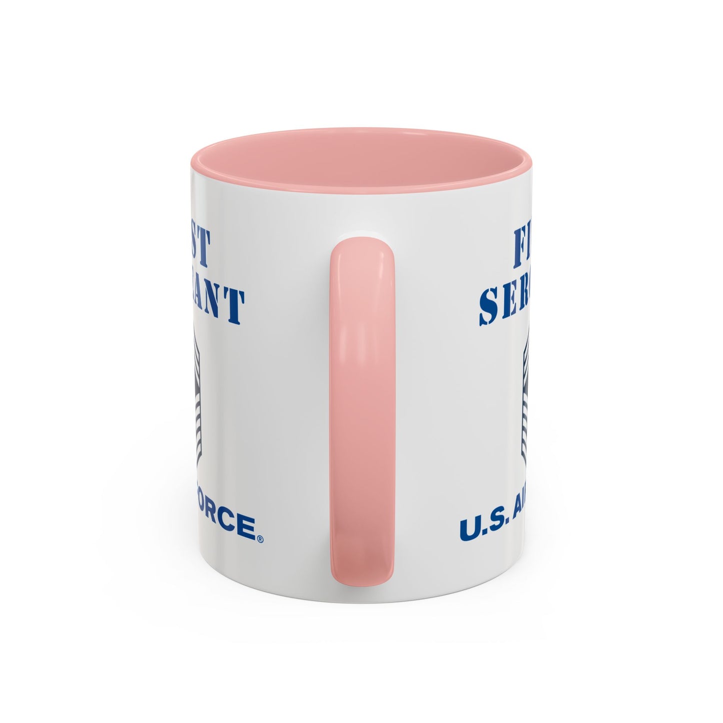 Accent Coffee Mug (11oz & 15oz) - USAF - First Sergeant (E9b) - 2020 - US Air Force w Text X 300