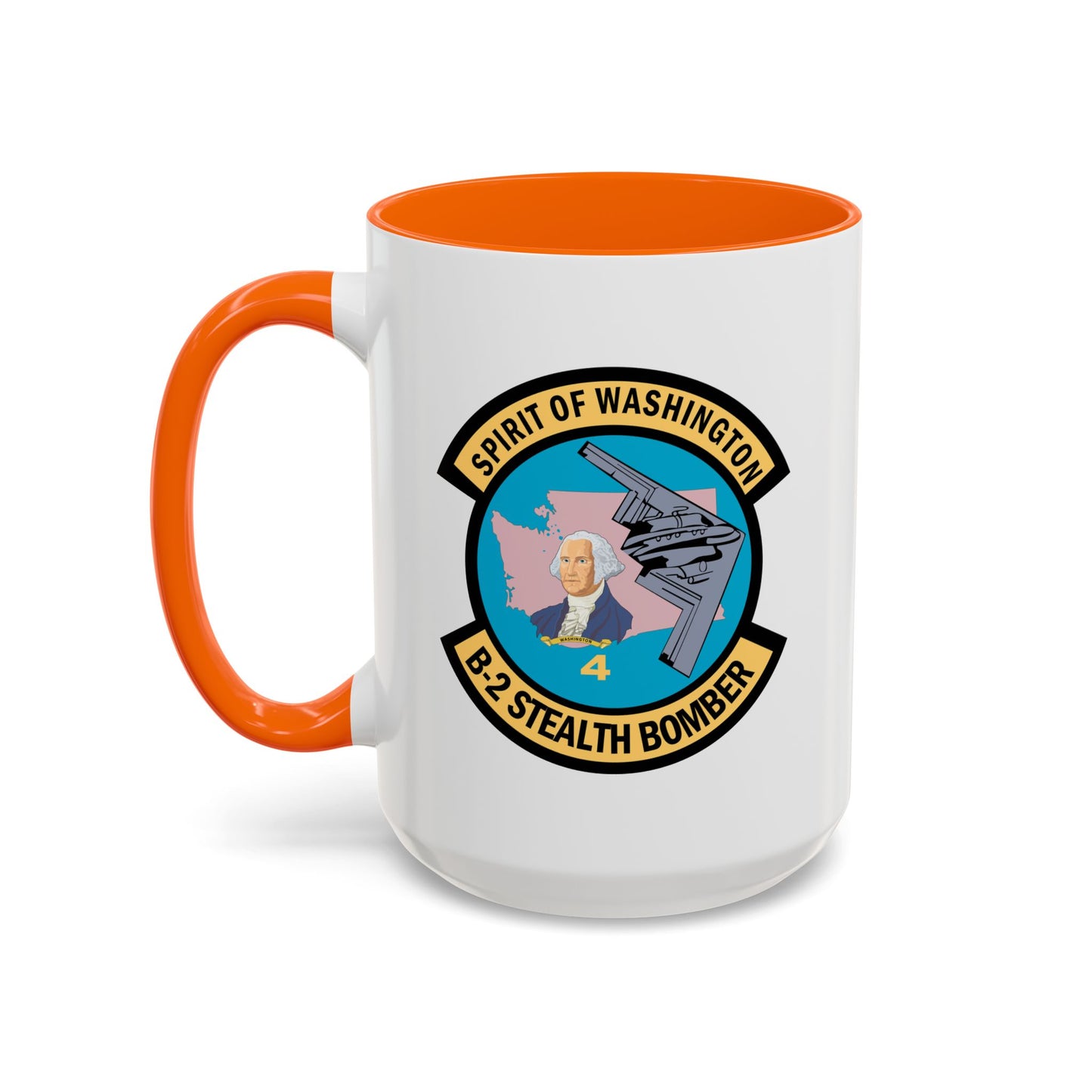 Accent Coffee Mug (11oz & 15oz) - USAF - B2 - Spirit of Washington - Stealth Bomber wo txt X 300