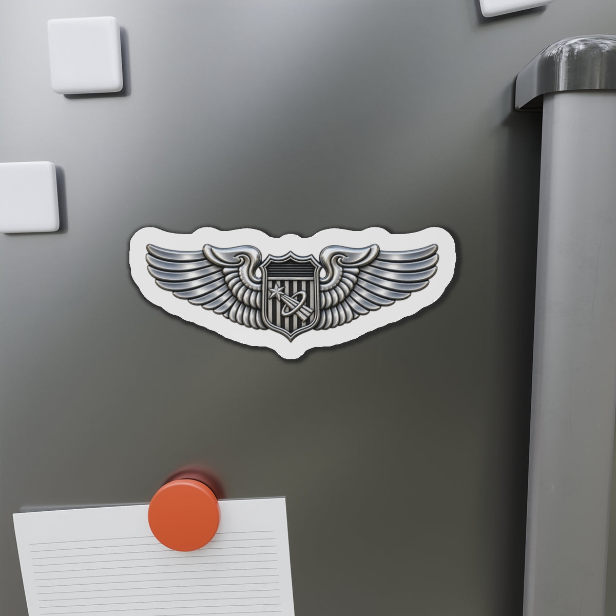 Die-Cut Magnet - USAF - Basic Astronaut Badge wo txt - 3D - Enhanced
