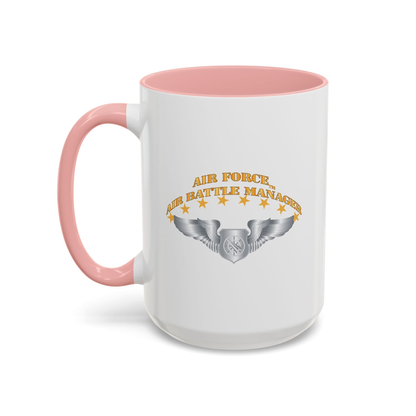 Accent Coffee Mug (11oz & 15oz) - USAF - Air Battle Manager - Basic Wings X 300