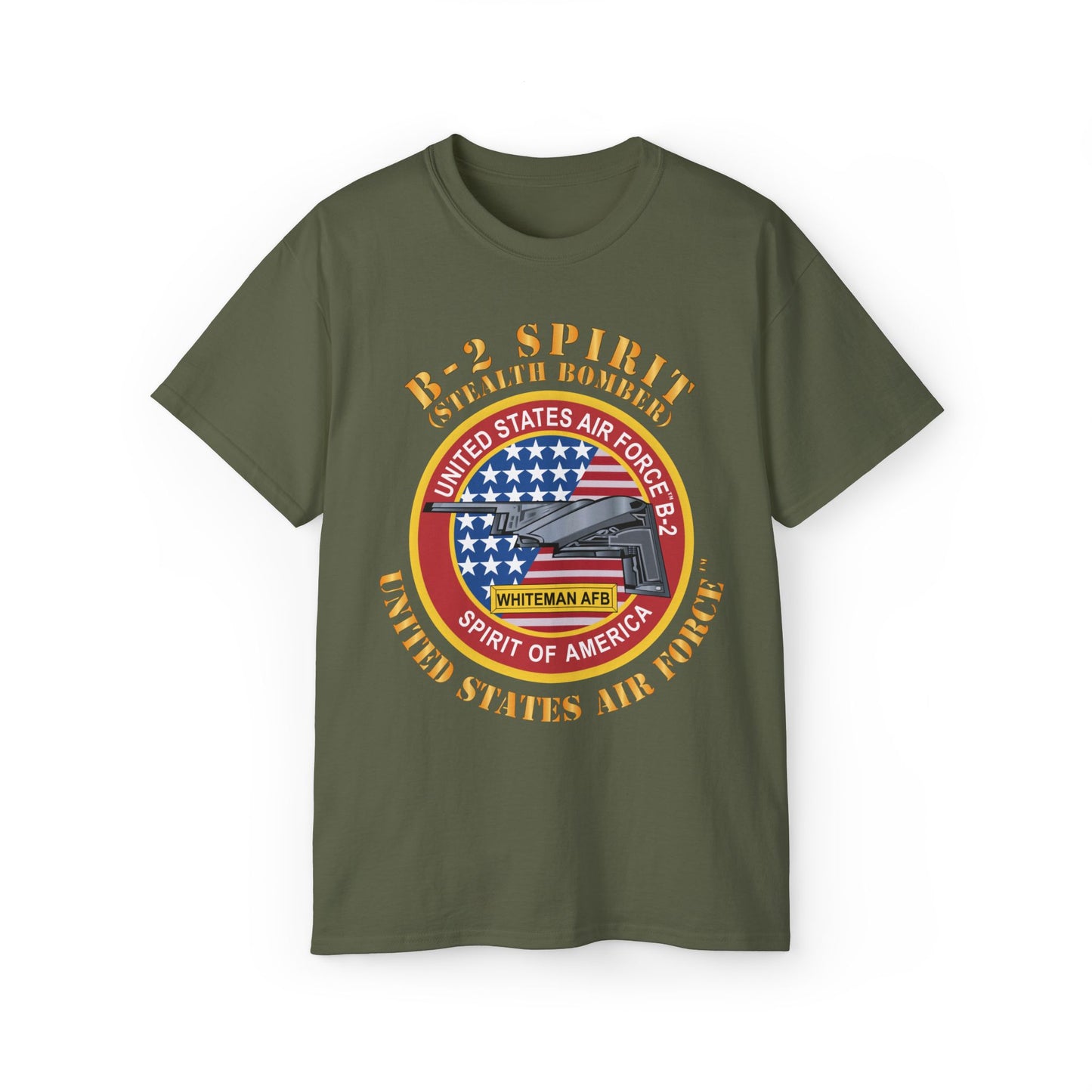 Unisex Ultra Cotton Tee - USAF - B2 - Spirit - Stealth Bomber X 300
