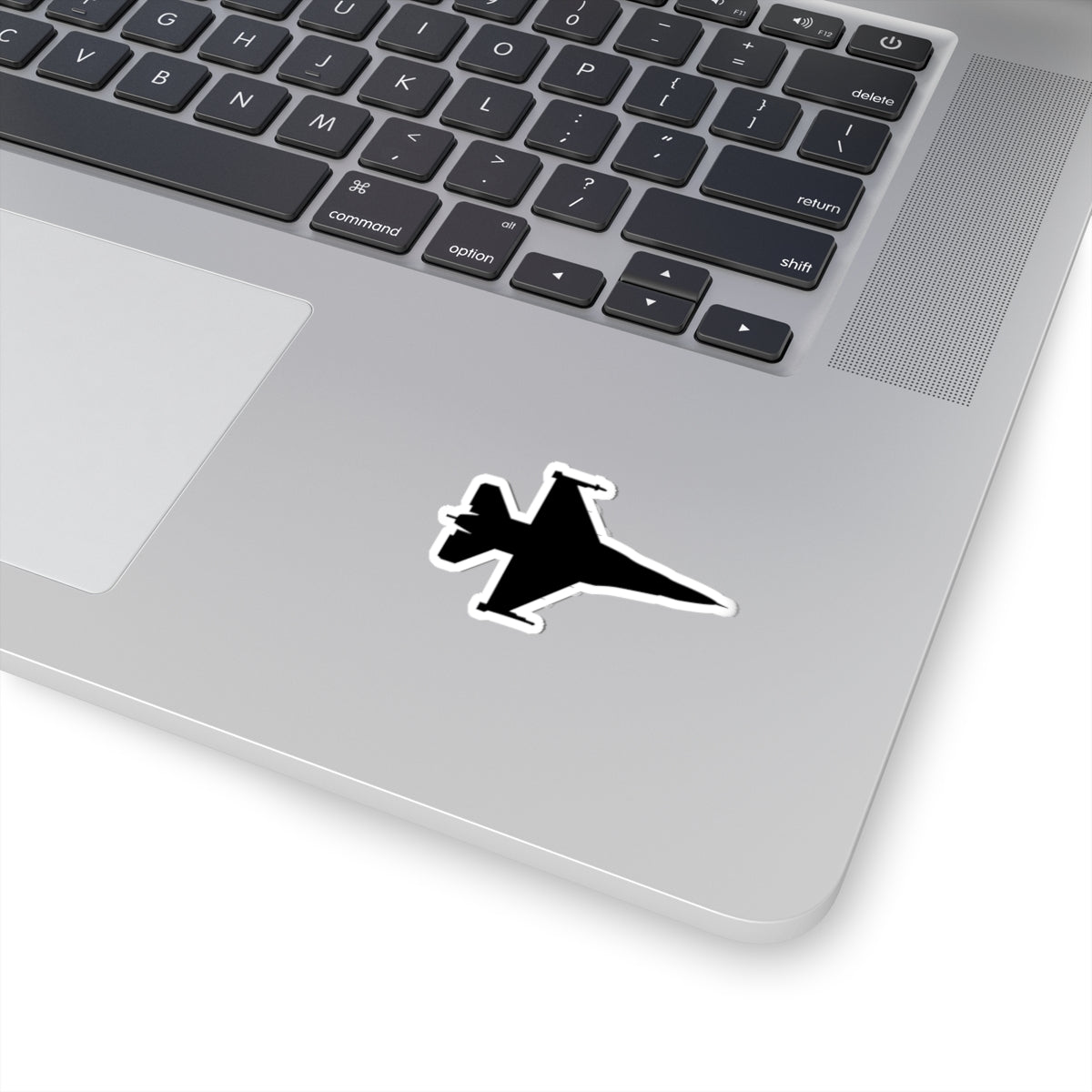 Kiss-Cut Stickers - Aircraft - F-16 -Top - Silhouette - wo Txt X 300
