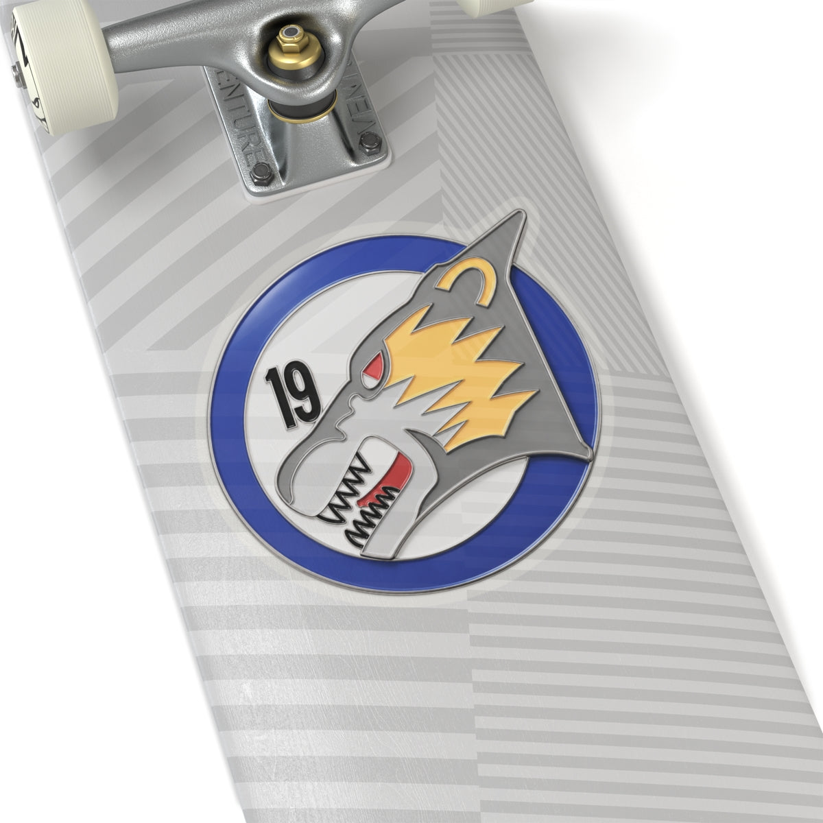 Kiss-Cut Stickers - USAF Academy 19th Cadet Squadron Patch - Wolverines - 3D - Enhanced