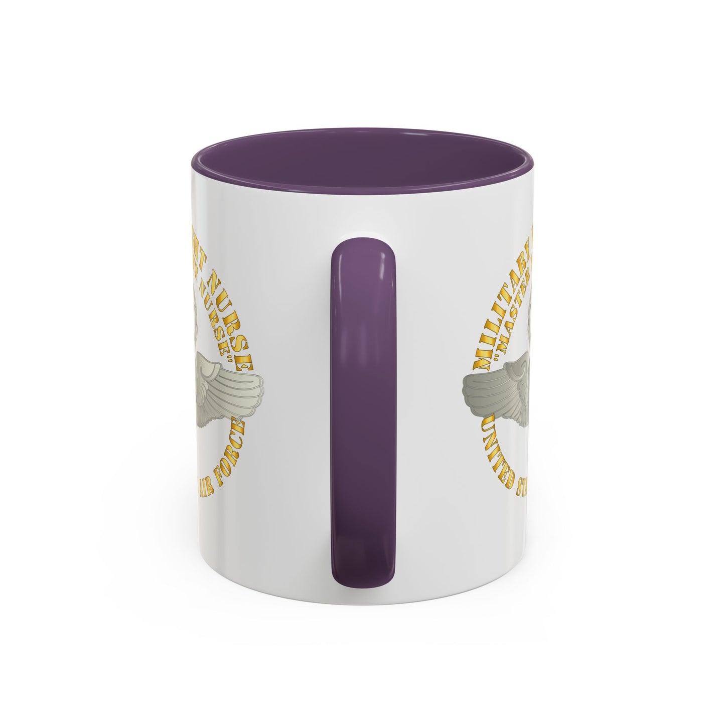 Accent Coffee Mug (11oz & 15oz) - USAF - Military Flight Nurse - Flight Nurse - Master
