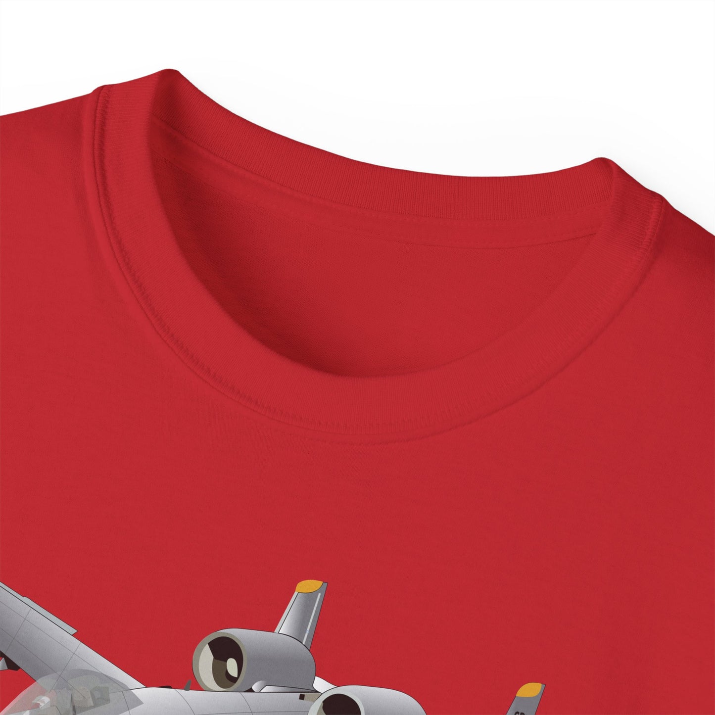 Unisex Ultra Cotton Tee - Aircraft - A10 - Front - Top - Oblique X 300