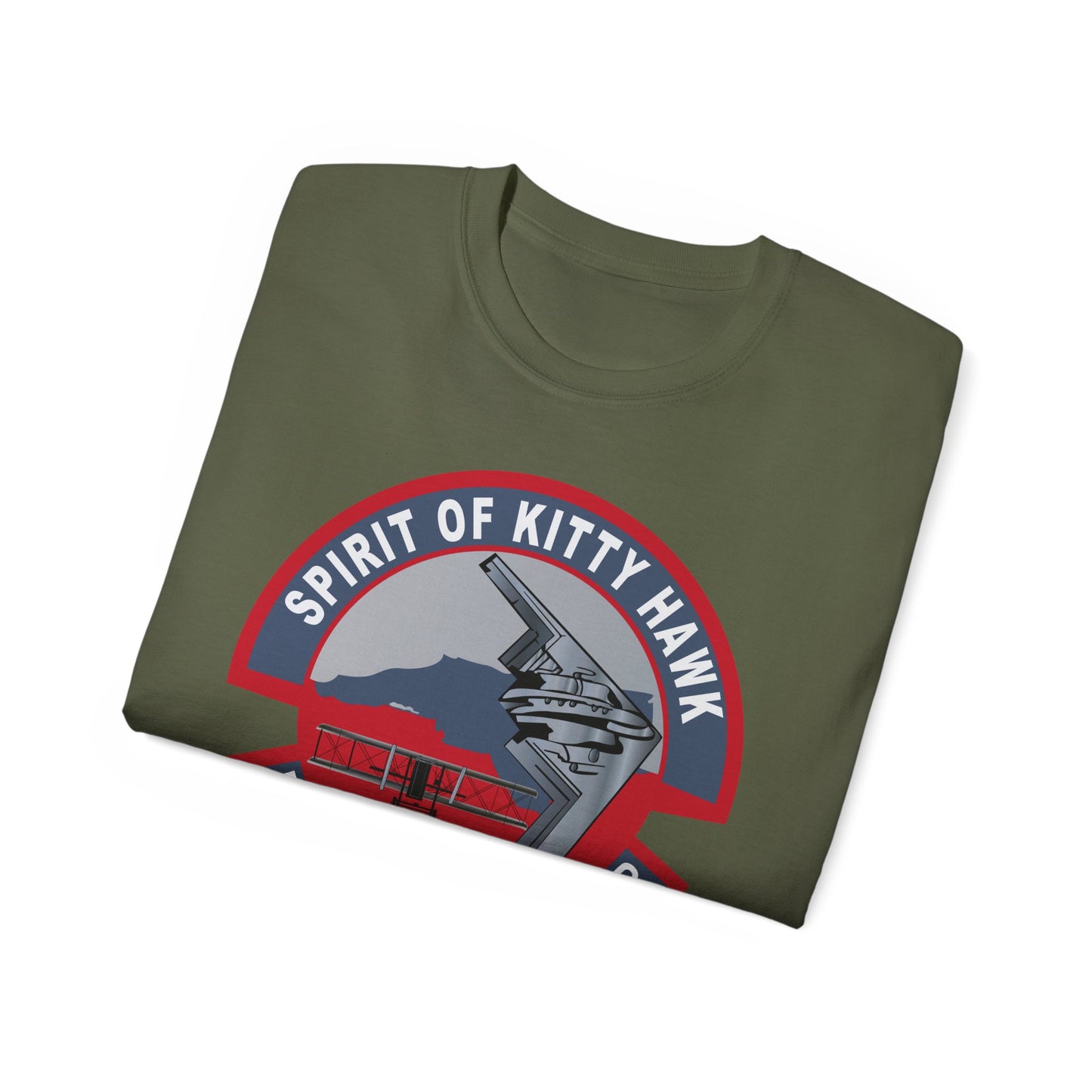 Unisex Ultra Cotton Tee -USAF - B2 - Spirit of Kitty Hawk - Stealth Bomber wo txt X 300