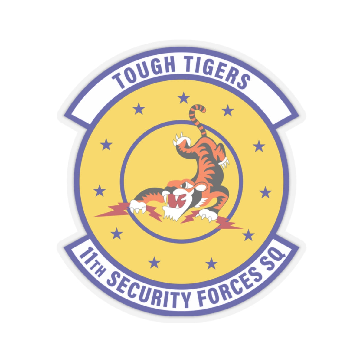 Kiss-Cut Stickers - USAF - 11th Security Forces Squadron wo txt