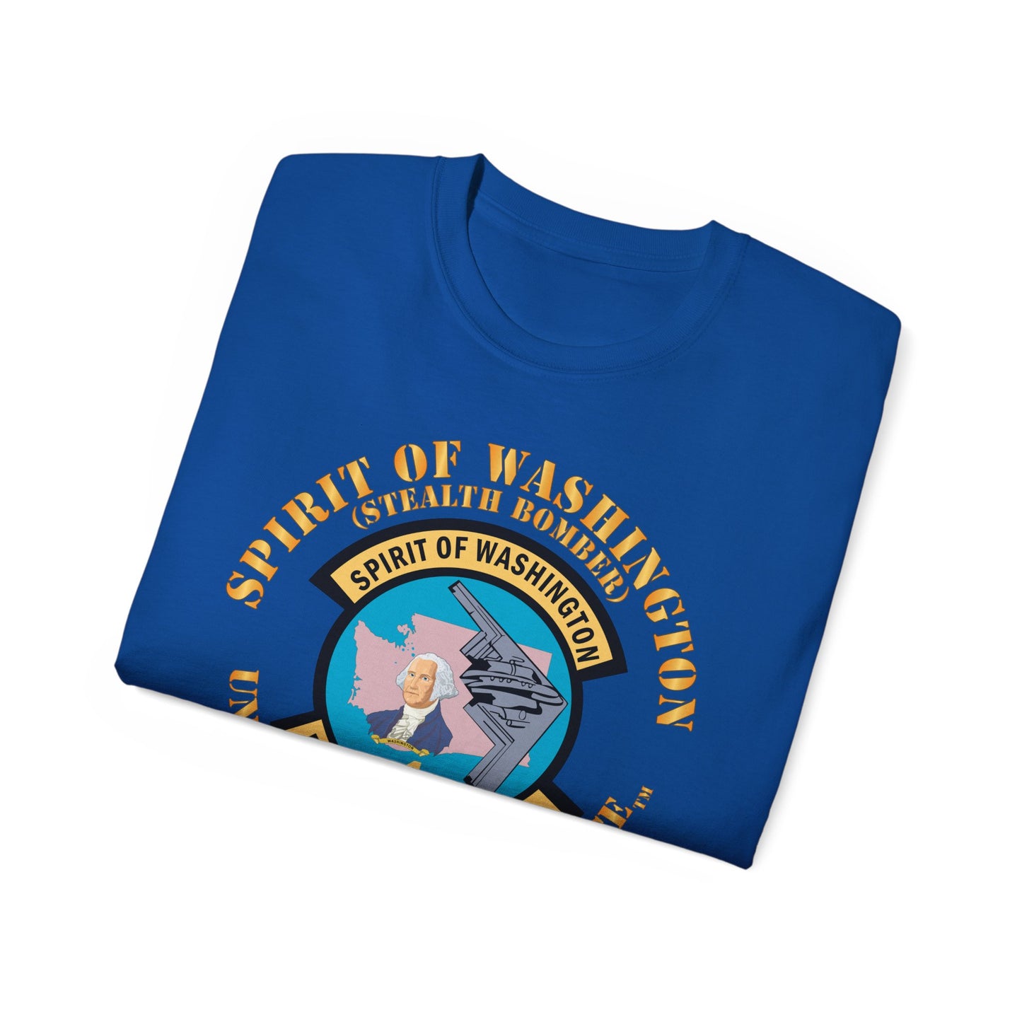 Unisex Ultra Cotton Tee - USAF - B2 - Spirit of Washington - Stealth Bomber X 300
