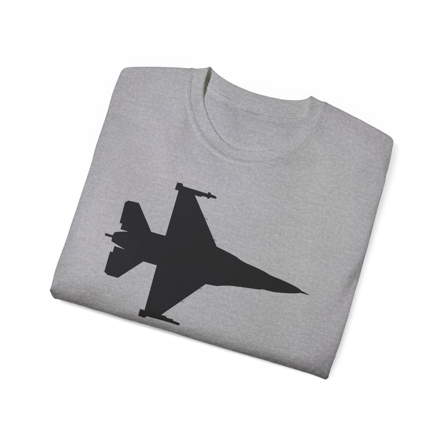 Unisex Ultra Cotton Tee - Aircraft - F-16 -Top - Silhouette - wo Txt X 300