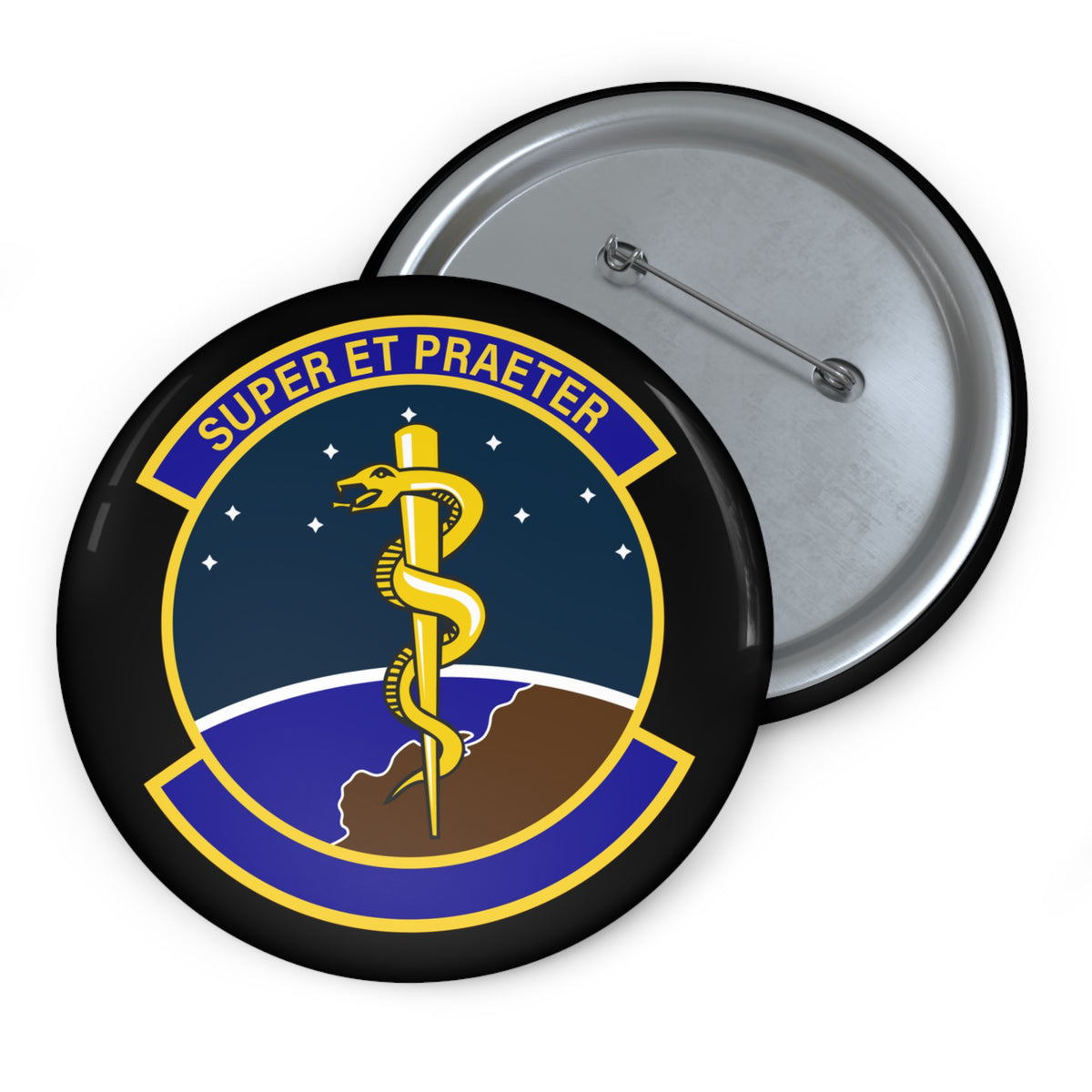 Custom Pin Button - USAF - 9th Operational Medical Readiness Sq wo txt X 300