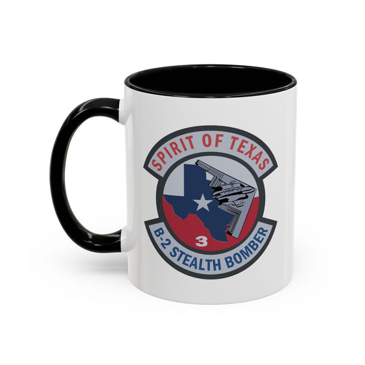 Accent Coffee Mug (11oz & 15oz) - USAF - B2 - Spirit of Texas - Stealth Bomber wo txt X 300