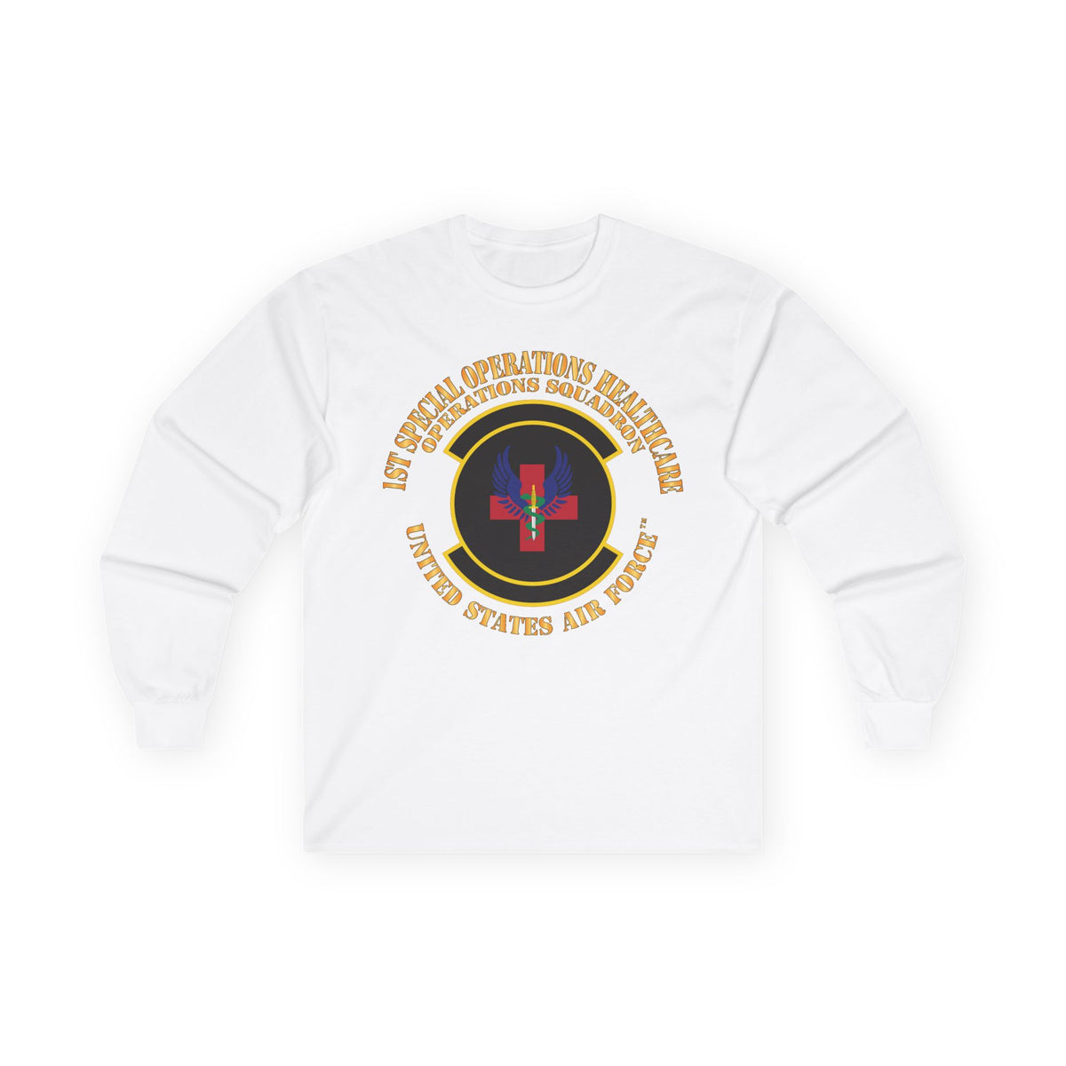 Unisex Ultra Cotton Long Sleeve Tee - USAF - 1st Special Operations Healthcare Operations Squadron X 300