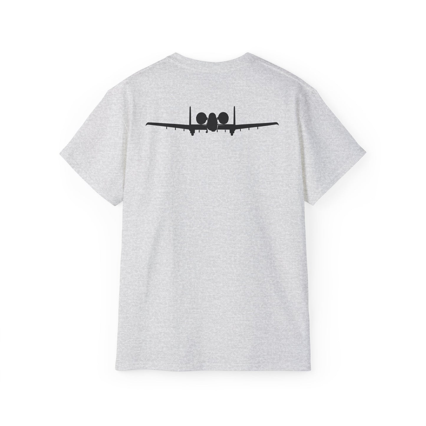 Unisex Ultra Cotton Tee - Aircraft - USAF - A-10 Thunderbolt II - Front - Silhouette X 300