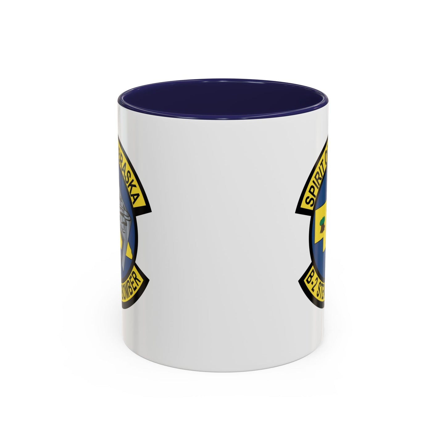 Accent Coffee Mug (11oz & 15oz) - USAF - B2 - Spirit of Nebraska - Stealth Bomber wo txt X 300
