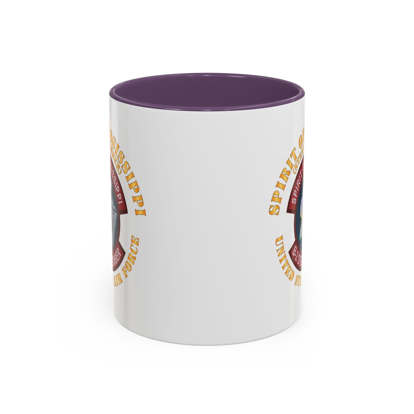 Accent Coffee Mug (11oz & 15oz) - USAF - B2 - Spirit of Mississippi - Stealth Bomber X 300