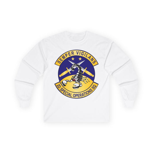 Unisex Ultra Cotton Long Sleeve Tee - USAFSOF - 2nd Special Operations Squadron wo Txt