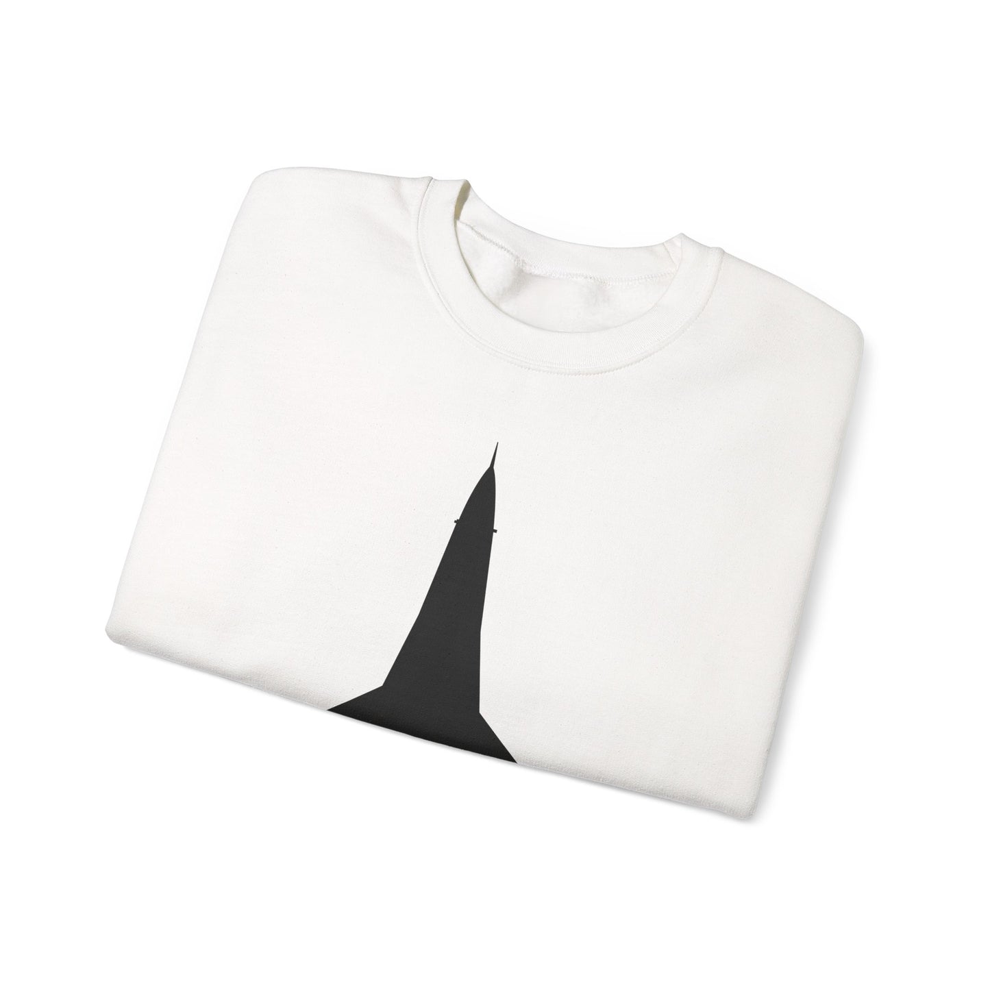 Crewneck Sweatshirt - Aircraft - F-16 -Top - Black wo Txt X 300