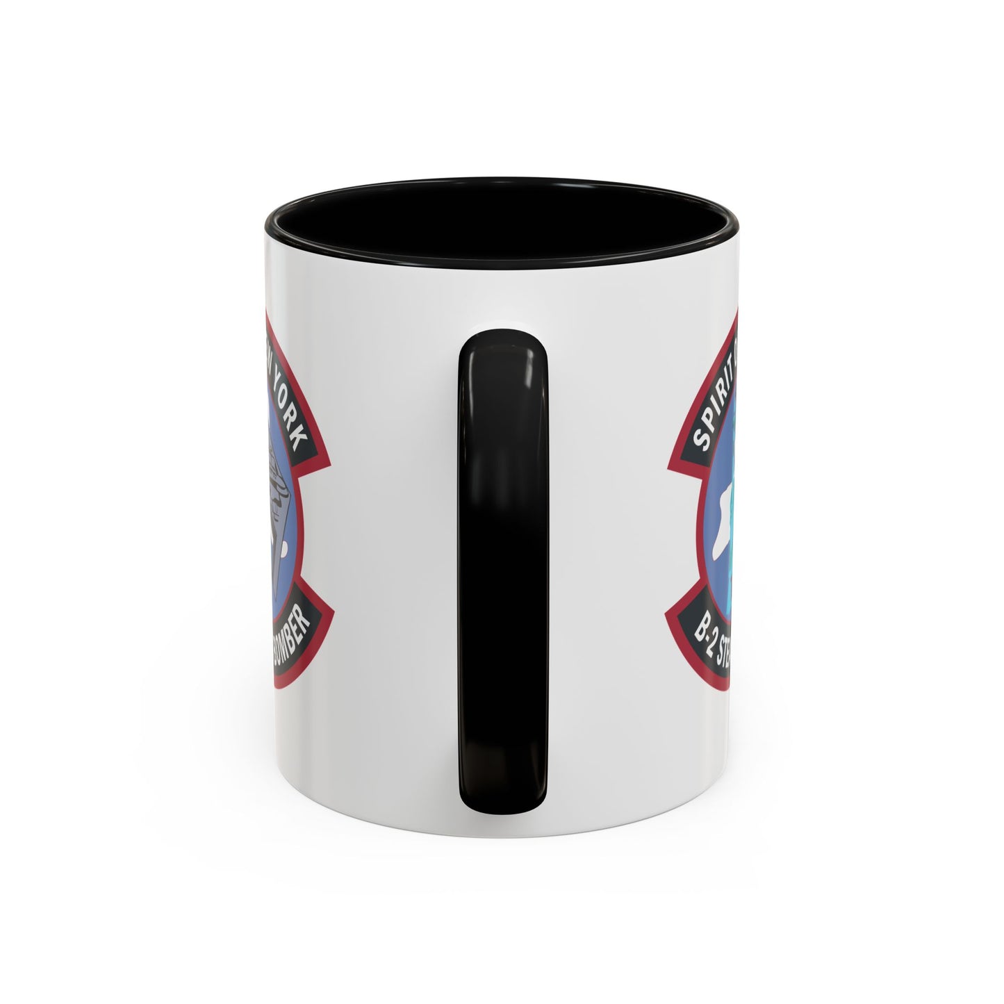 Accent Coffee Mug (11oz & 15oz) - USAF - B2 - Spirit of New York - Stealth Bomber wo txt X 300