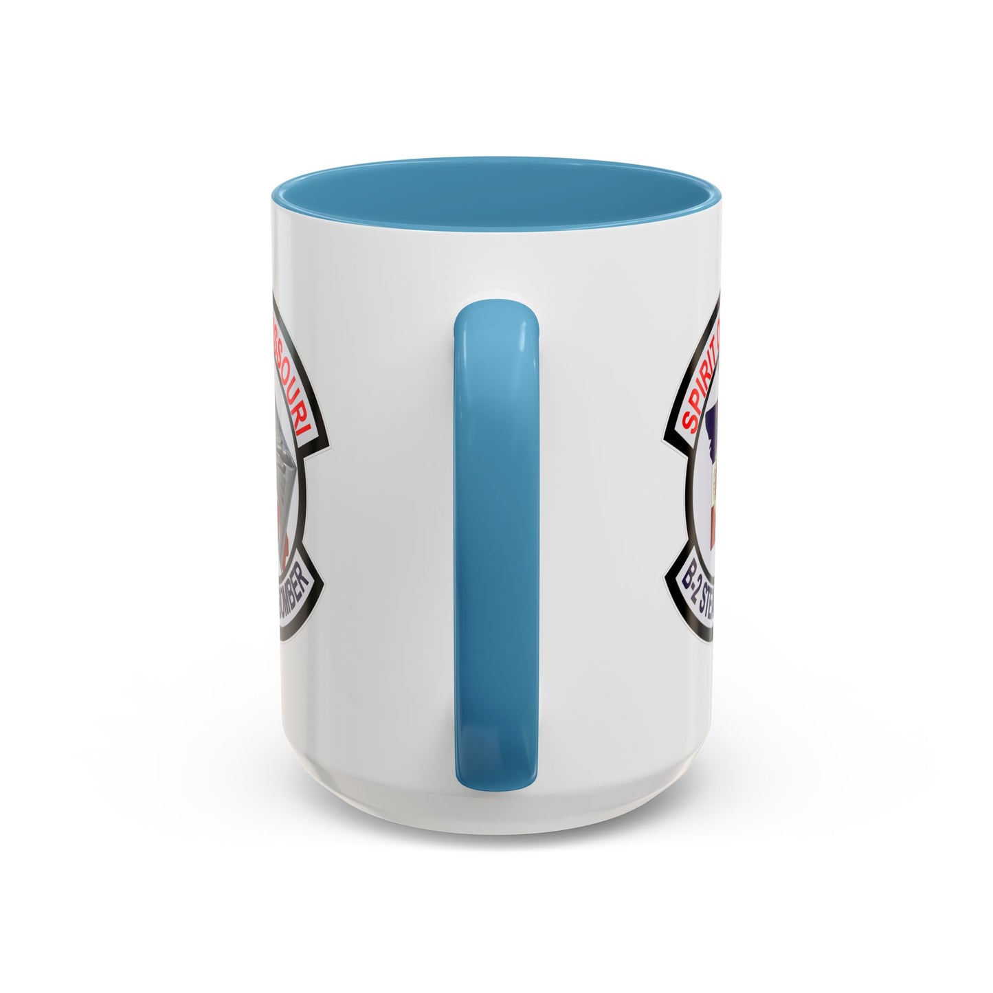 Accent Coffee Mug (11oz & 15oz) - USAF - B2 - Spirit of Missouri - Stealth Bomber wo Txt