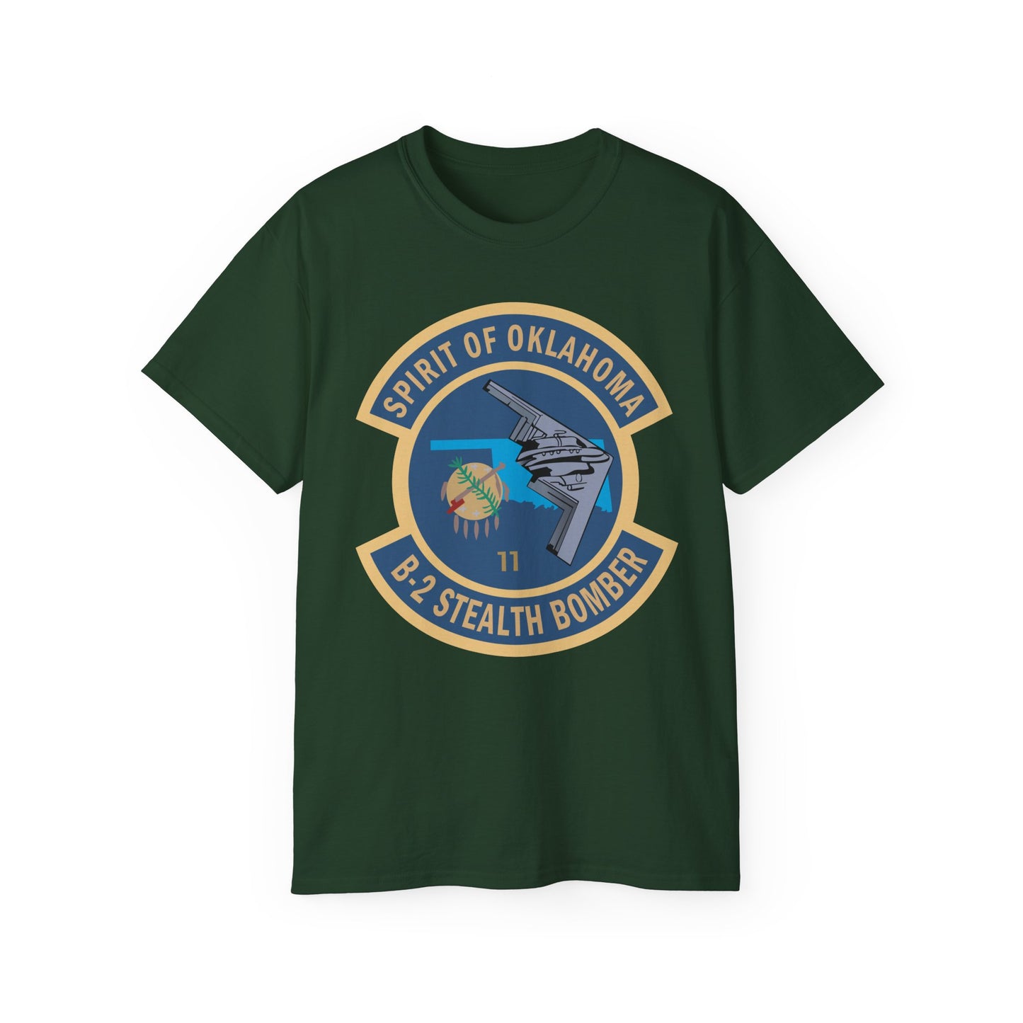 Unisex Ultra Cotton Tee - USAF - B2 - Spirit of Oklahoma - Stealth Bomber wo txt X 300