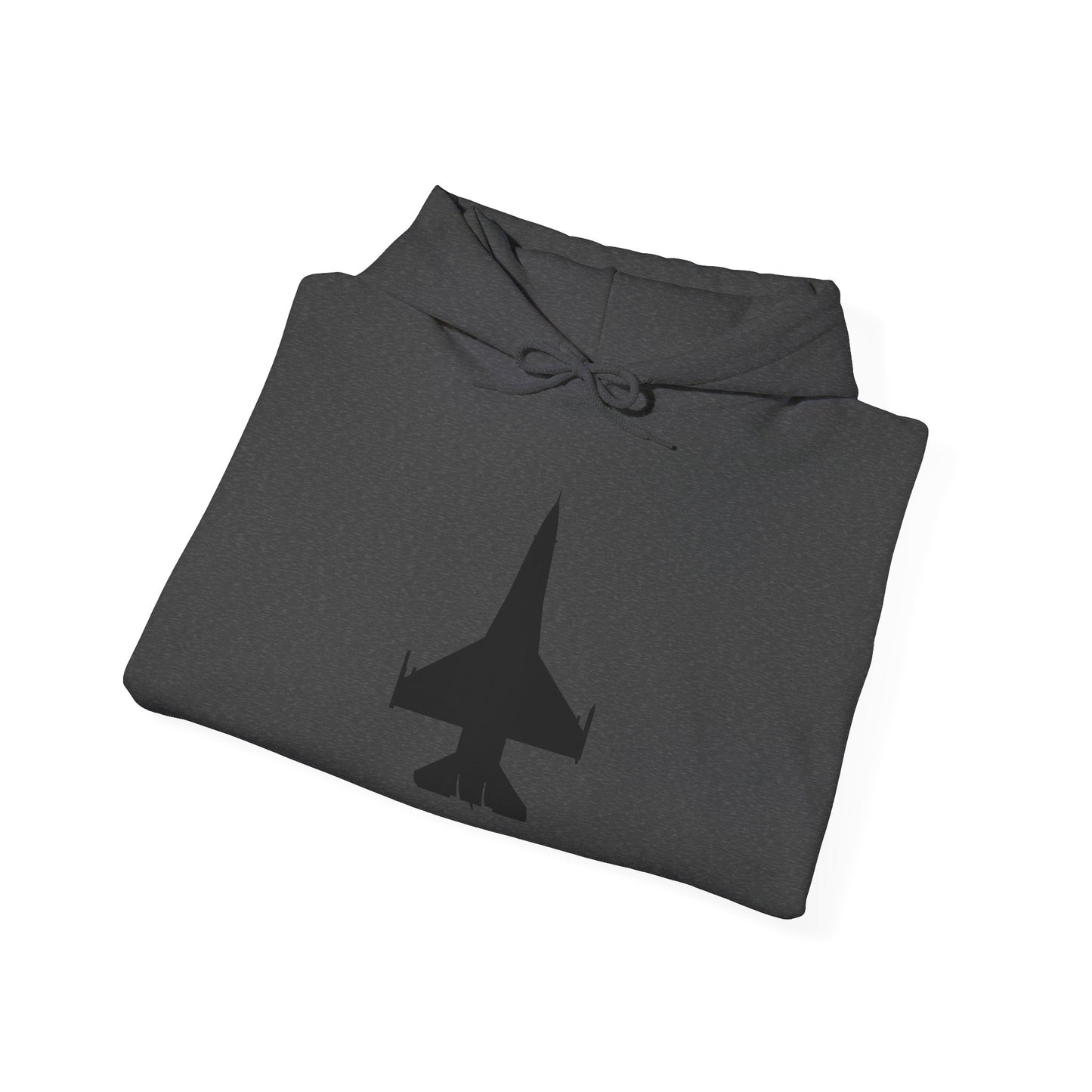 Unisex Heavy Blend Hooded Sweatshirt - Aircraft - F-16 -Top - Black wo Txt X 300