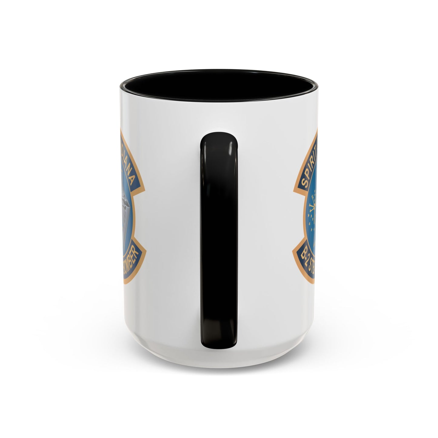 Accent Coffee Mug (11oz & 15oz) - USAF - B2 - Spirit of Indiana - Stealth Bomber wo txt X 300