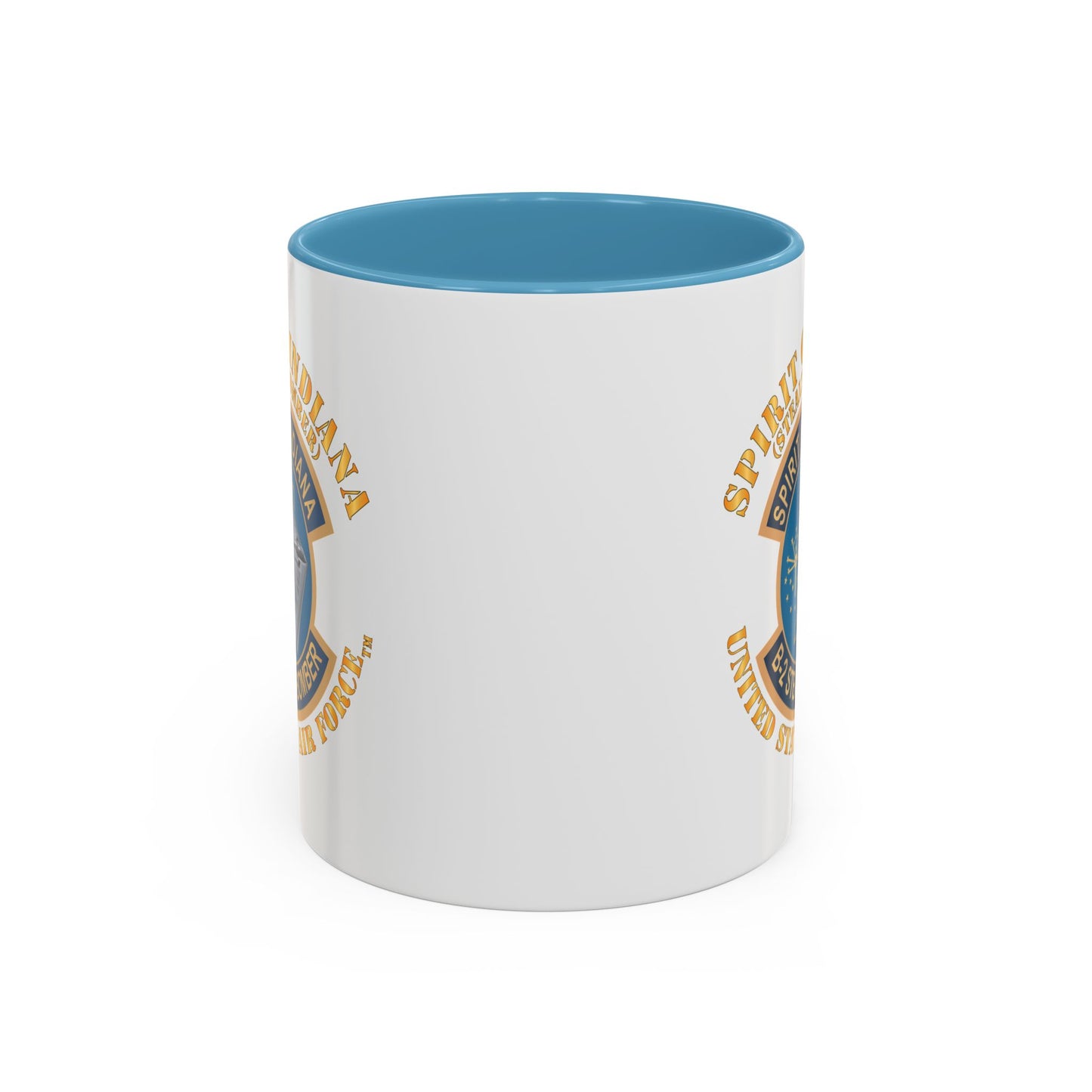 Accent Coffee Mug (11oz & 15oz) - USAF - B2 - Spirit of Indiana - Stealth Bomber X 300