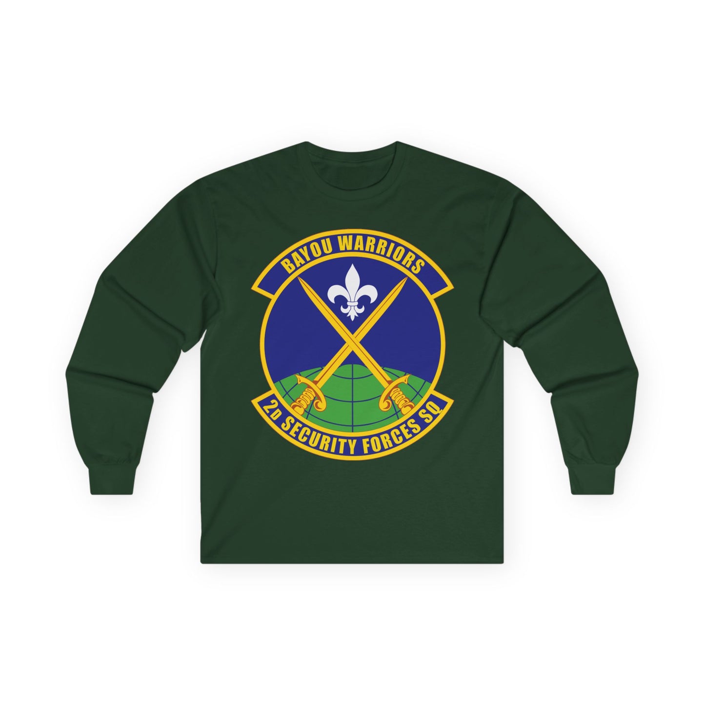 Unisex Ultra Cotton Long Sleeve Tee - USAF - 2nd Security Forces Squadron wo txt