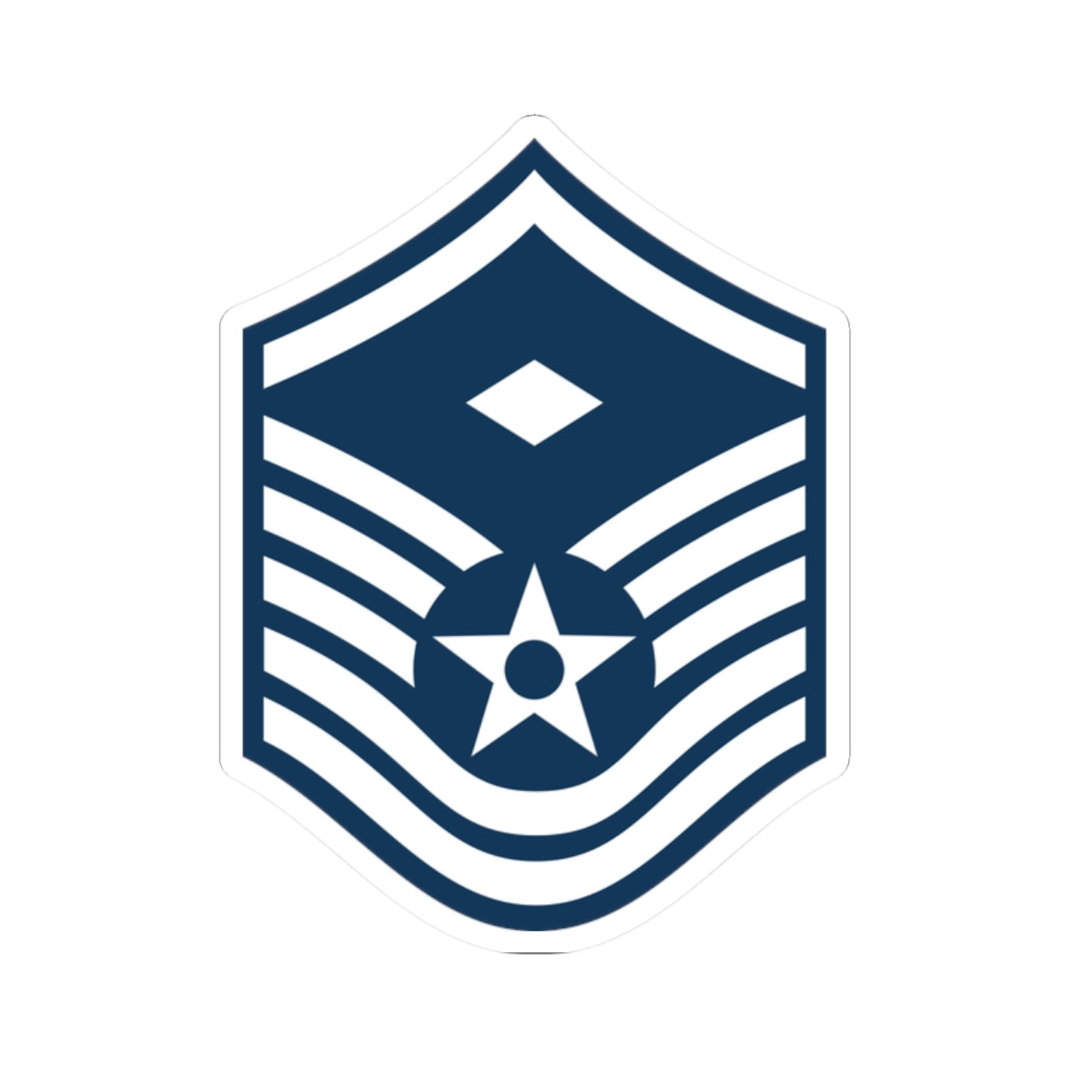 Kiss-Cut Stickers - USAF - First Sergeant (E7b) - 2020