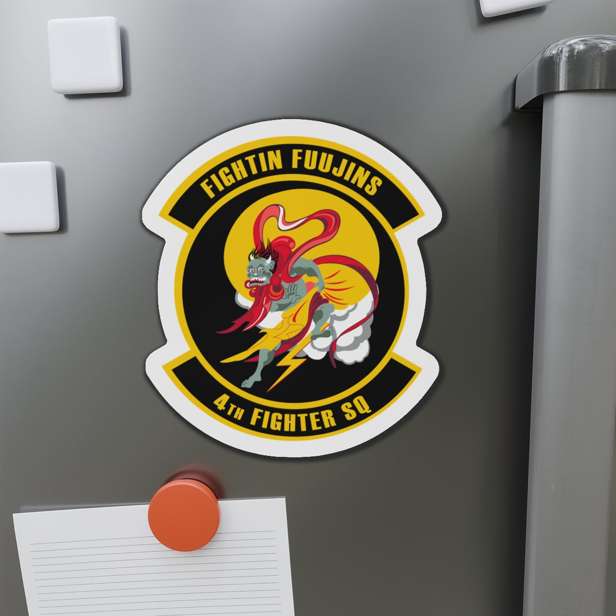 Die-Cut Magnet - USAF - 4th Fighter Squadron wo txt