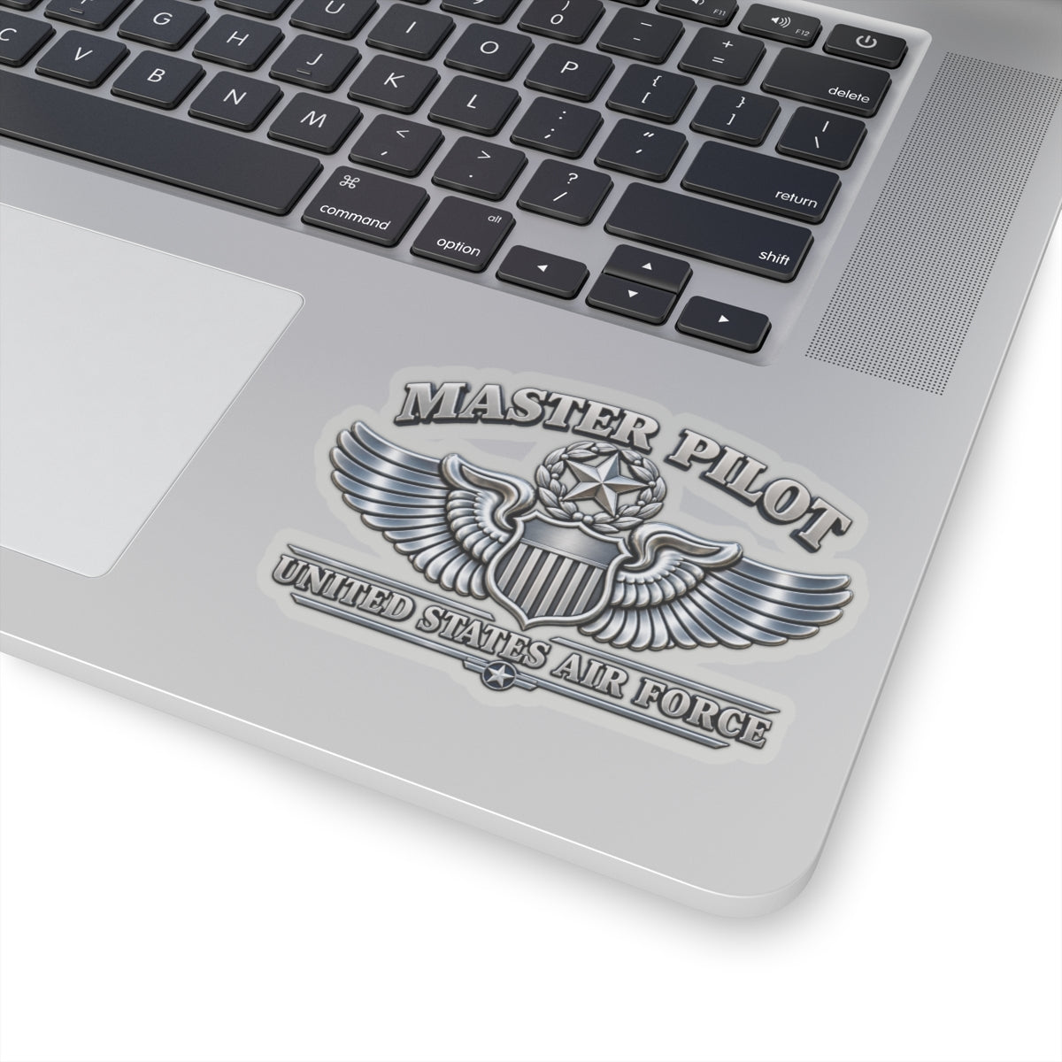 Kiss-Cut Stickers - USAF - Master Pilot Badge - United States Air Force - 3D - Enhanced