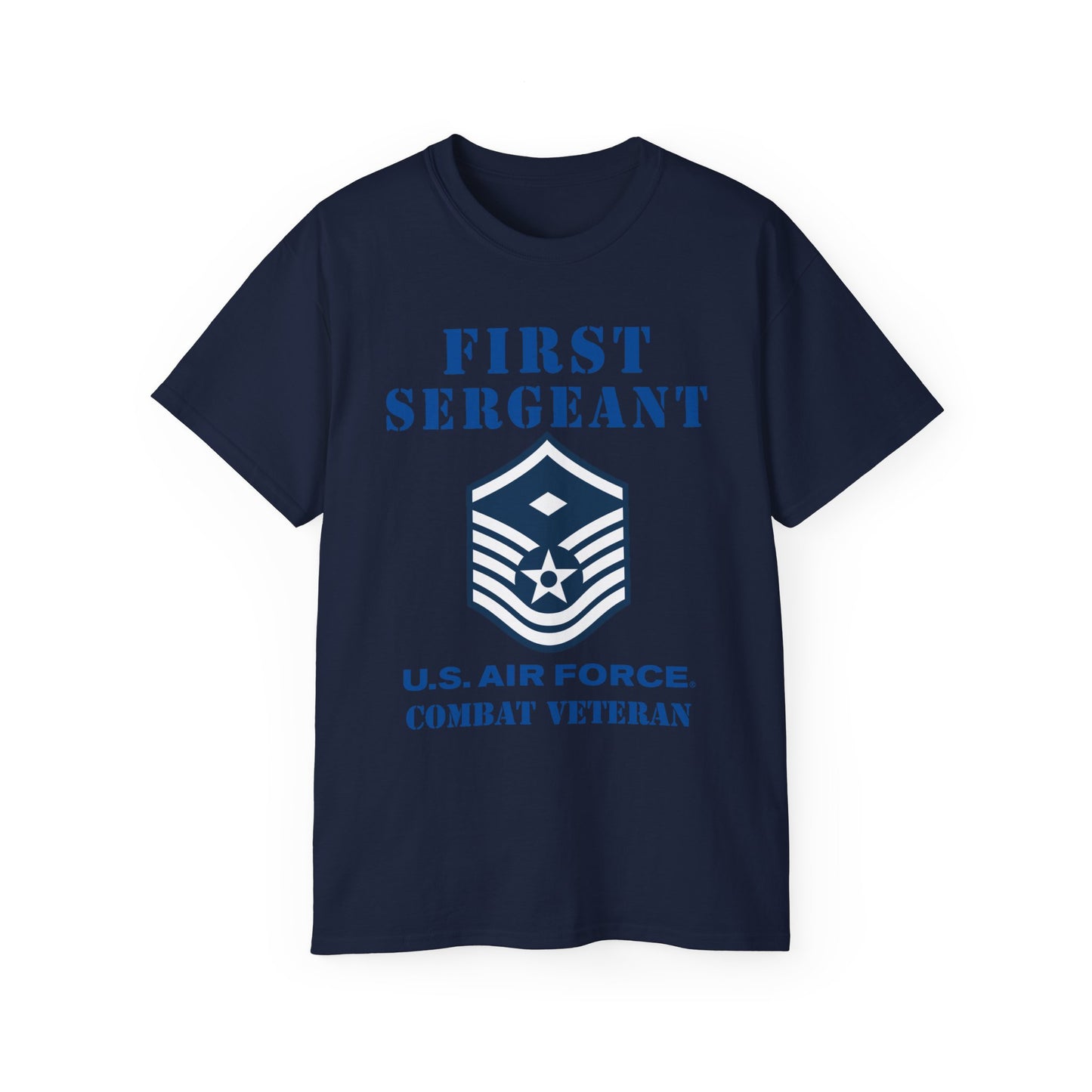 Unisex Ultra Cotton Tee - USAF - First Sergeant (E7b) - 2020 - Combat Veteran
