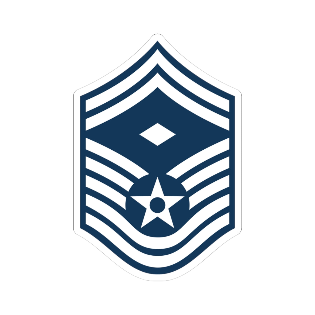 Kiss-Cut Stickers - USAF - First Sergeant (E8b) - 2020